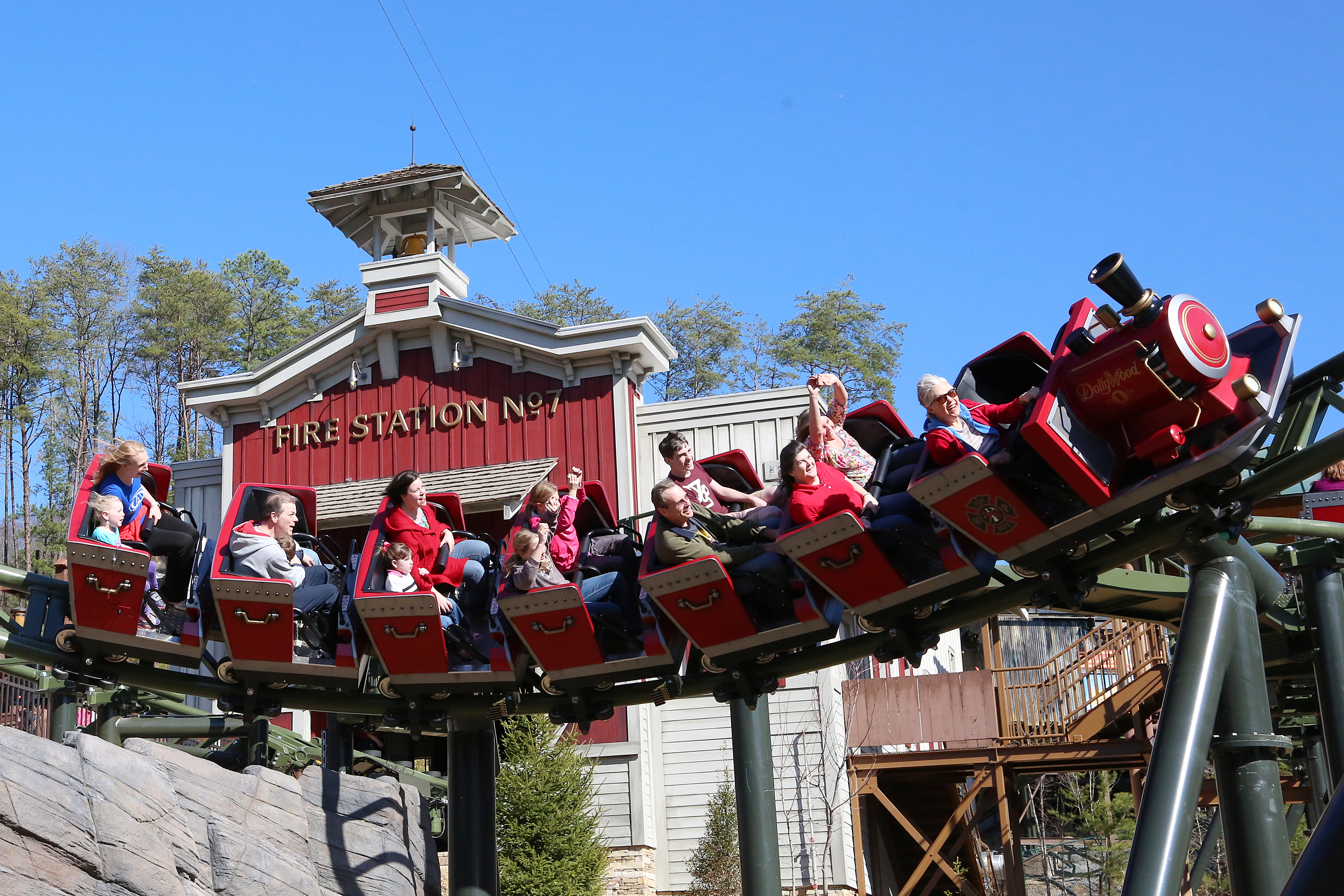 Dollywood’s FireChaser Express Blasts Off