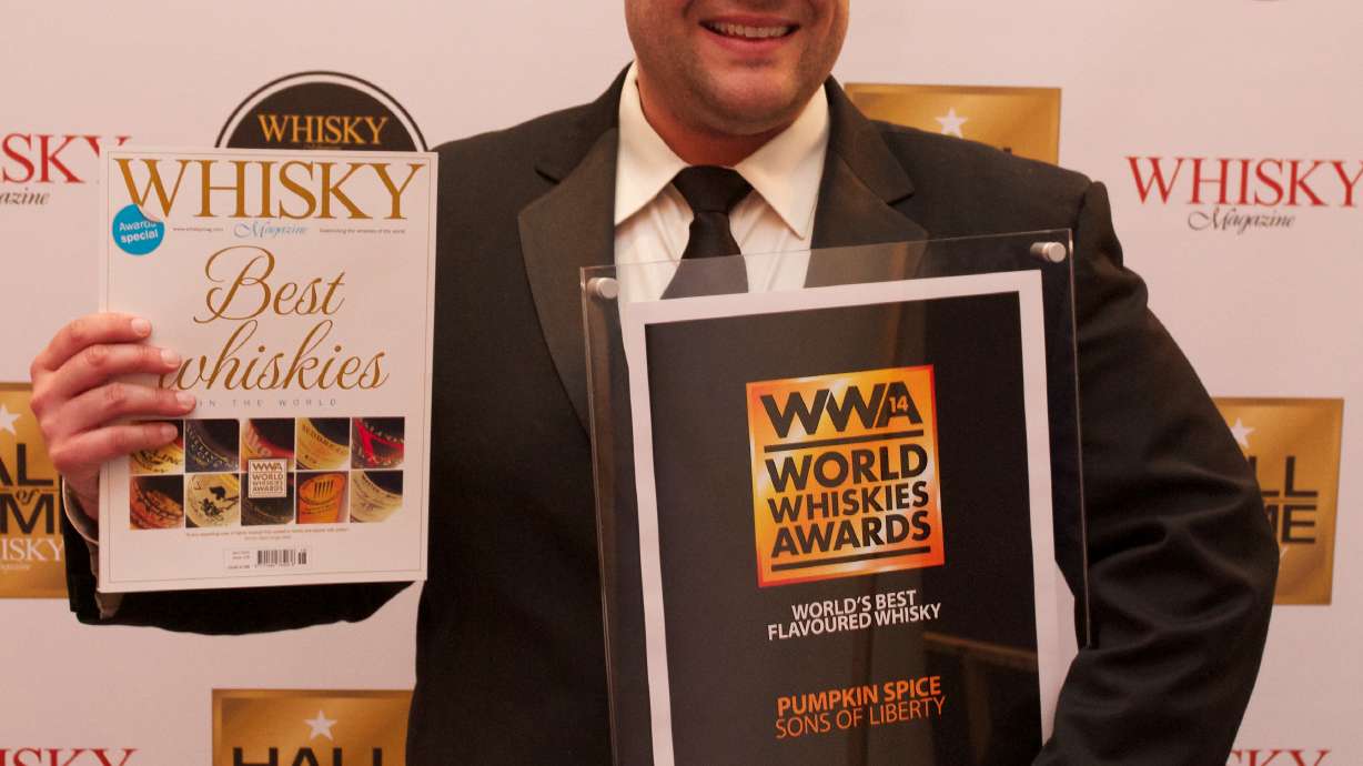 Sons of Liberty American Craft Distillery Wins “World’s Best” at Whisky Magazine’s World Whiskies Awards in London