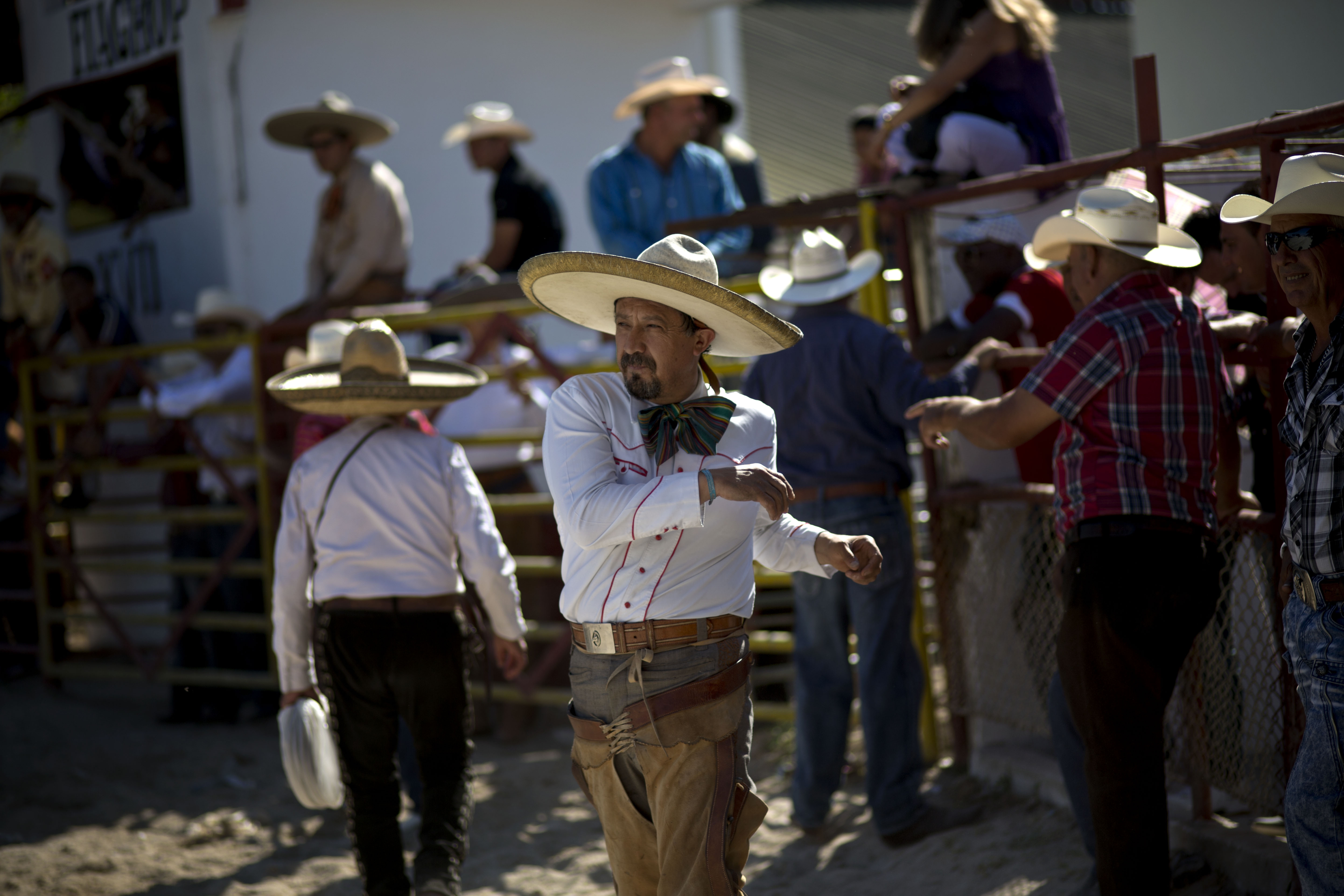 AP PHOTOS: Horses dance, bulls buck at Cuba rodeo