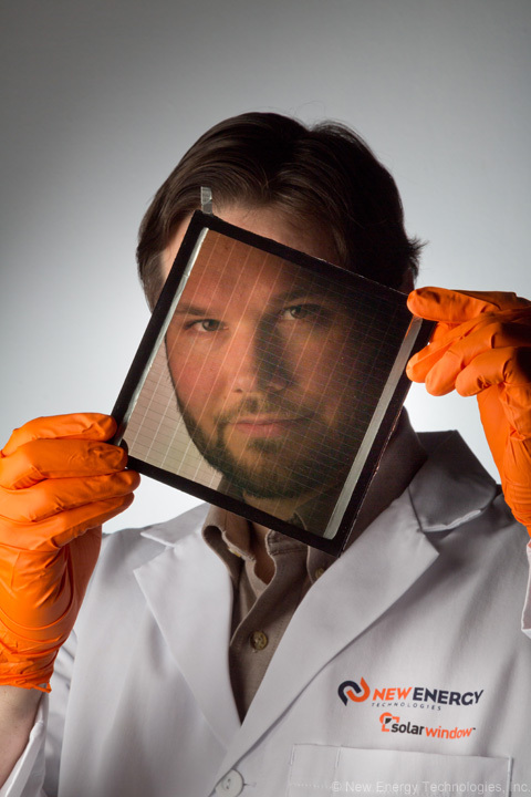 New Energy Unveils Company’s Largest and Highest-Performance See-Through SolarWindow Capable of Generating Electricity on Glass