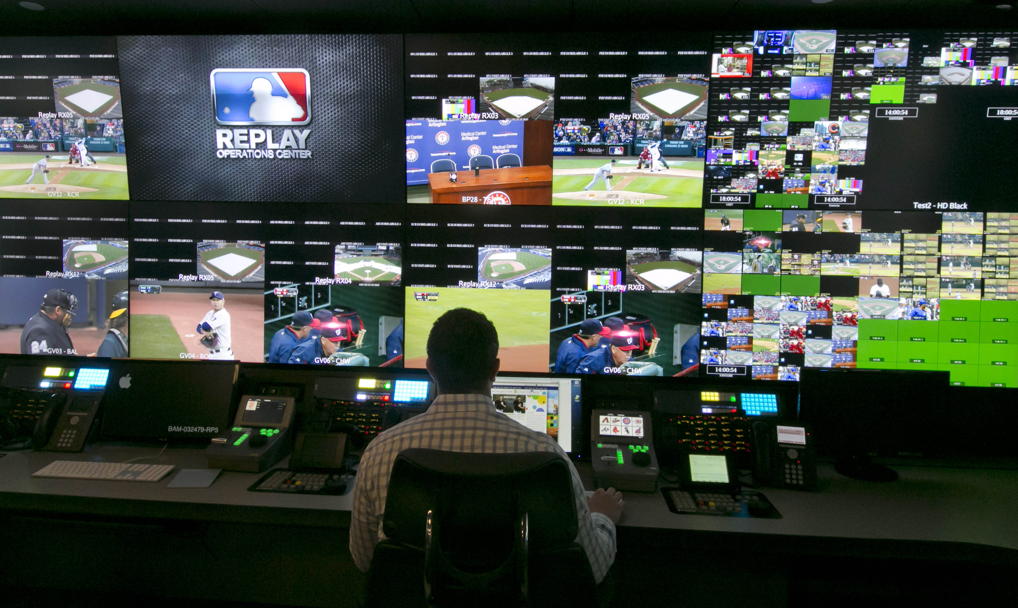 MLB's high-tech replay room opens Sunday