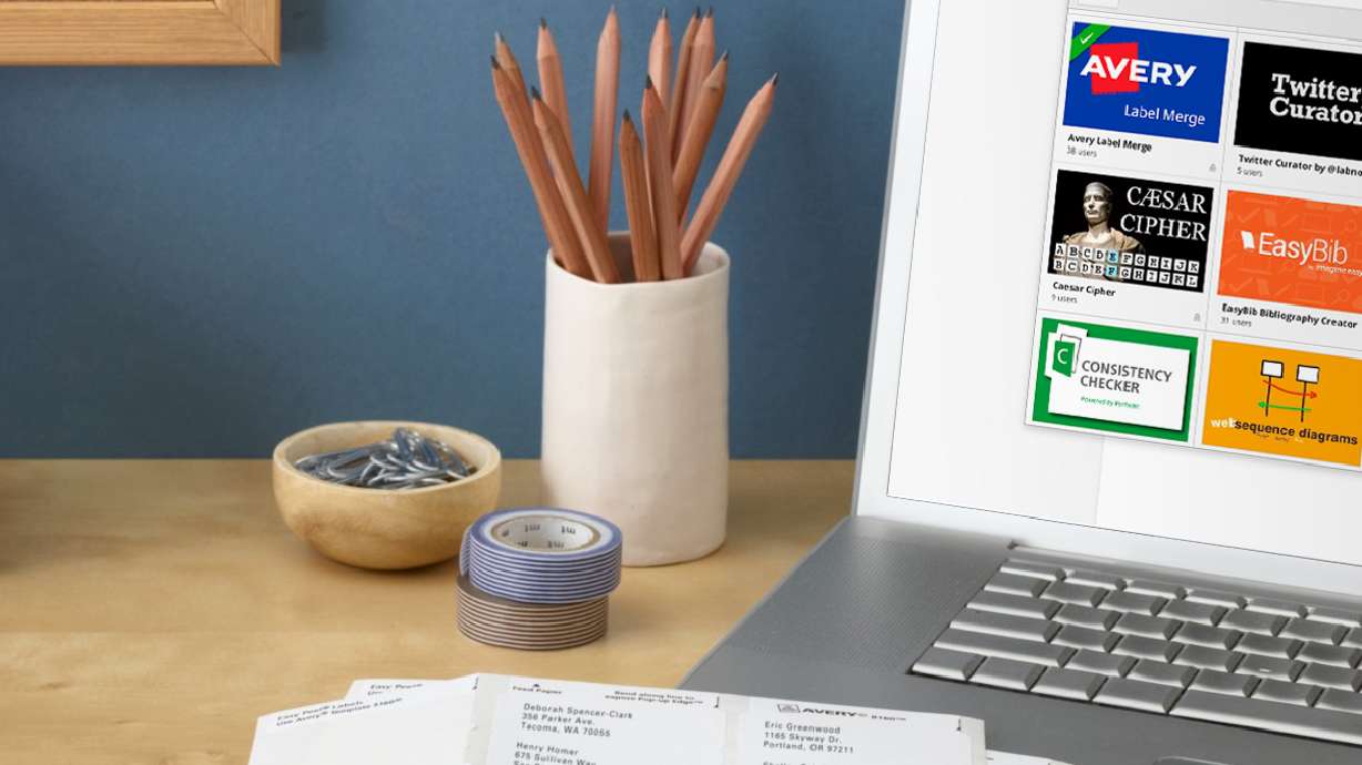 Avery Teams Up with Google to Create Label Merge Add-On for Google Docs