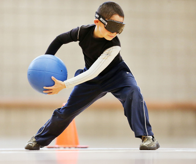 Blind children find confidence, understanding at goalball tournament