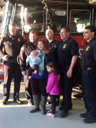 Firefighters belt out &lsquo;Let It Go&rsquo; to cheer up little girl stuck in elevator
