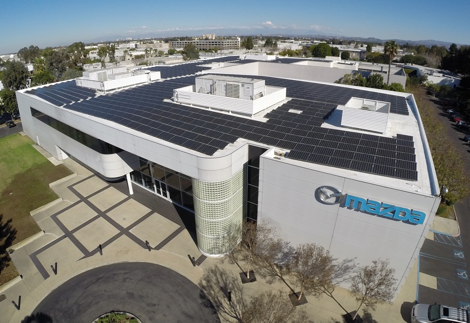 Mitsubishi Electric Solar Modules Power Innovation at Mazda’s U.S. R&D Center
