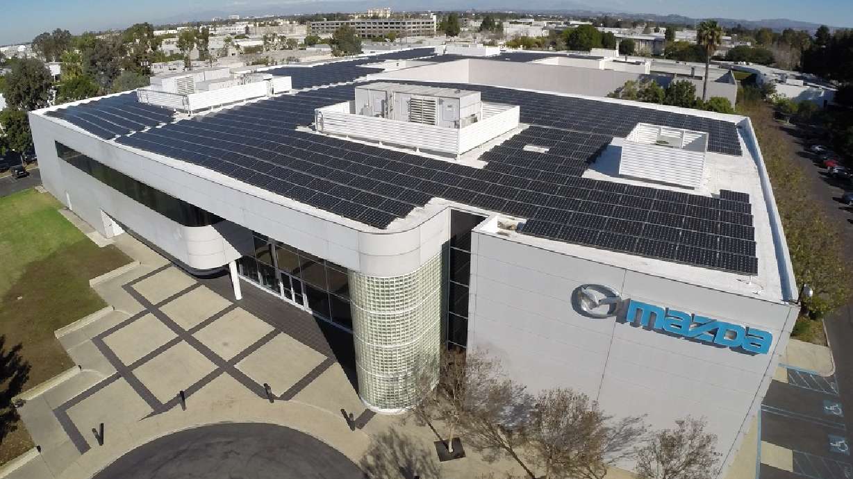Mitsubishi Electric Solar Modules Power Innovation at Mazda’s U.S. R&D Center