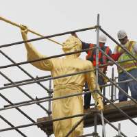 Provo City Center Temple topped with Angel Moroni statue
