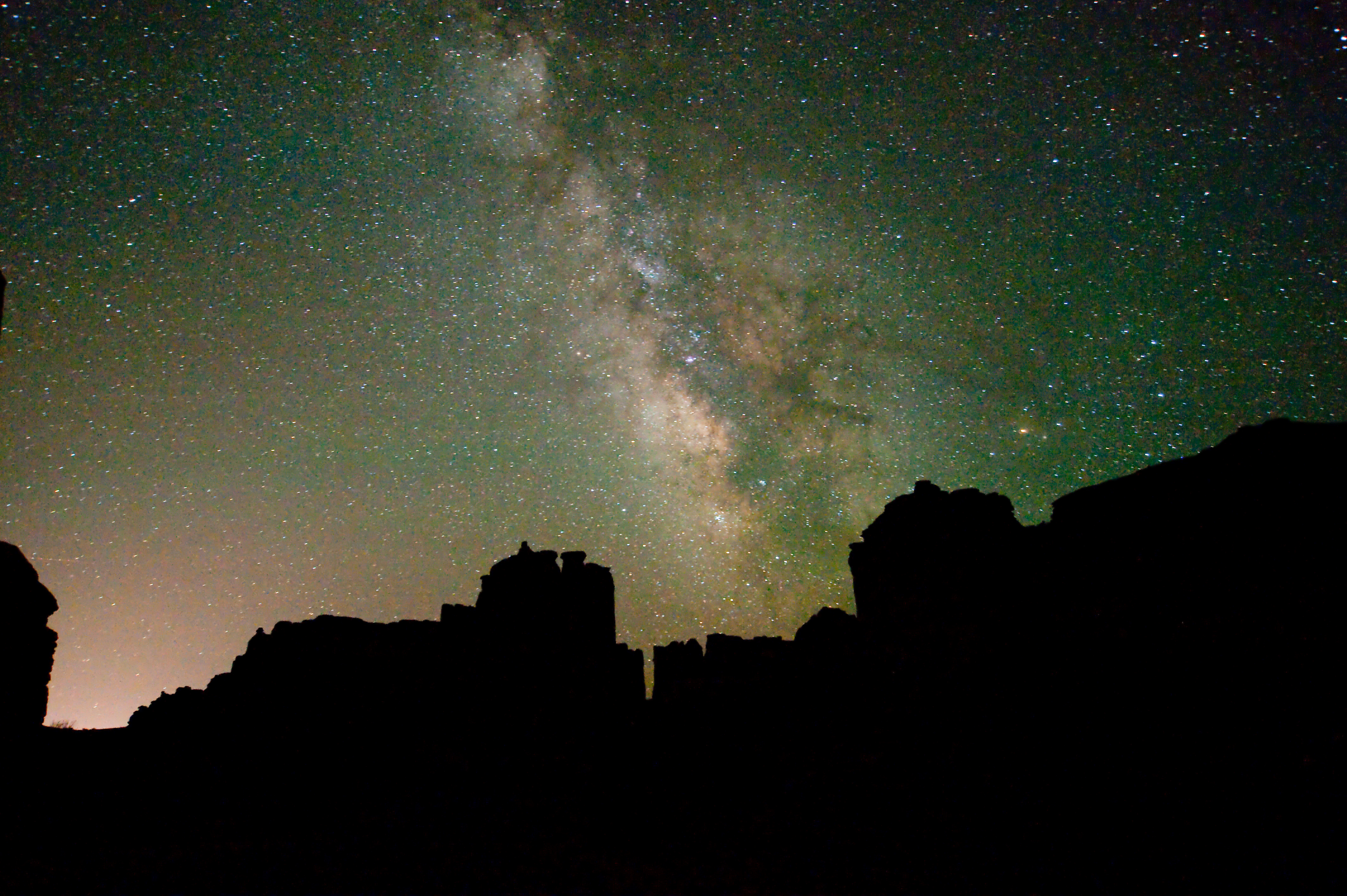 The Milky Way as seen from Moab.