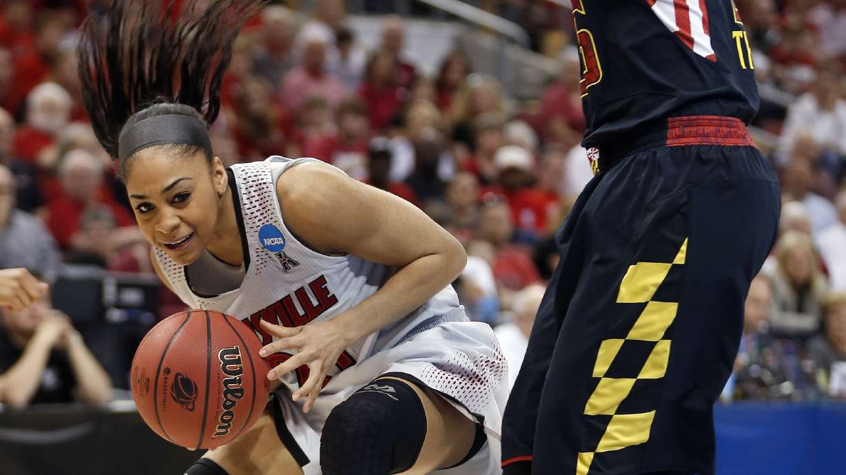 Louisville falls 76-73 to Maryland in region final