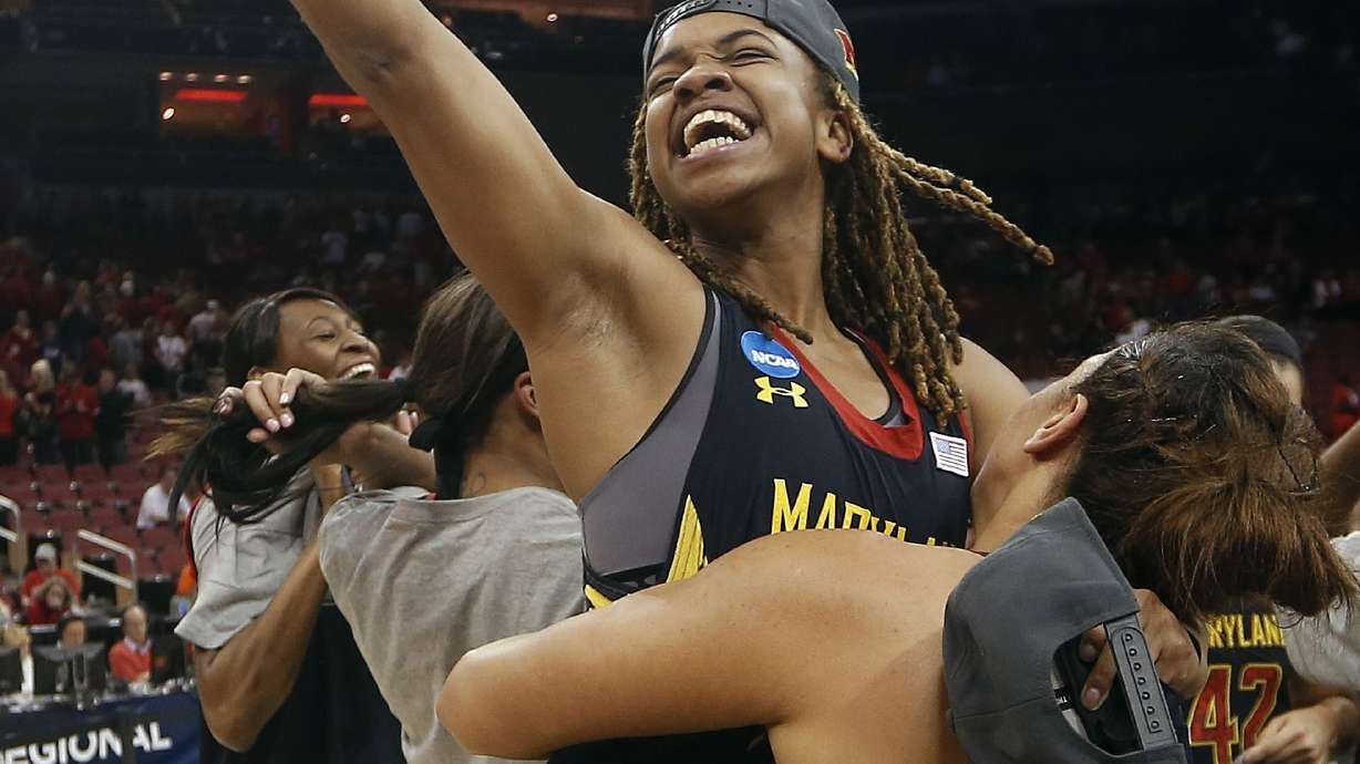 Maryland tops Louisville 76-73, reaches Final Four
