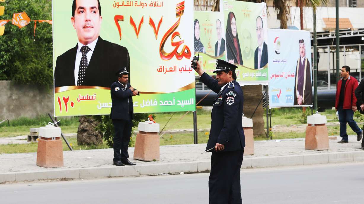 Bombings around Iraq kill 8 ahead of elections