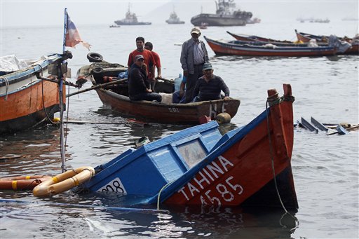 Grandes daños en Chile por terremoto y tsunami