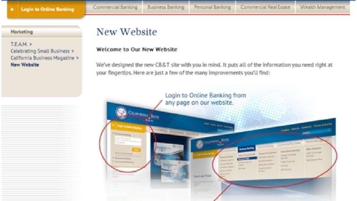California Bank & Trust Expands Customer Experience with Launch of New Website and Real-Time Mobile Fraud Text Alerts