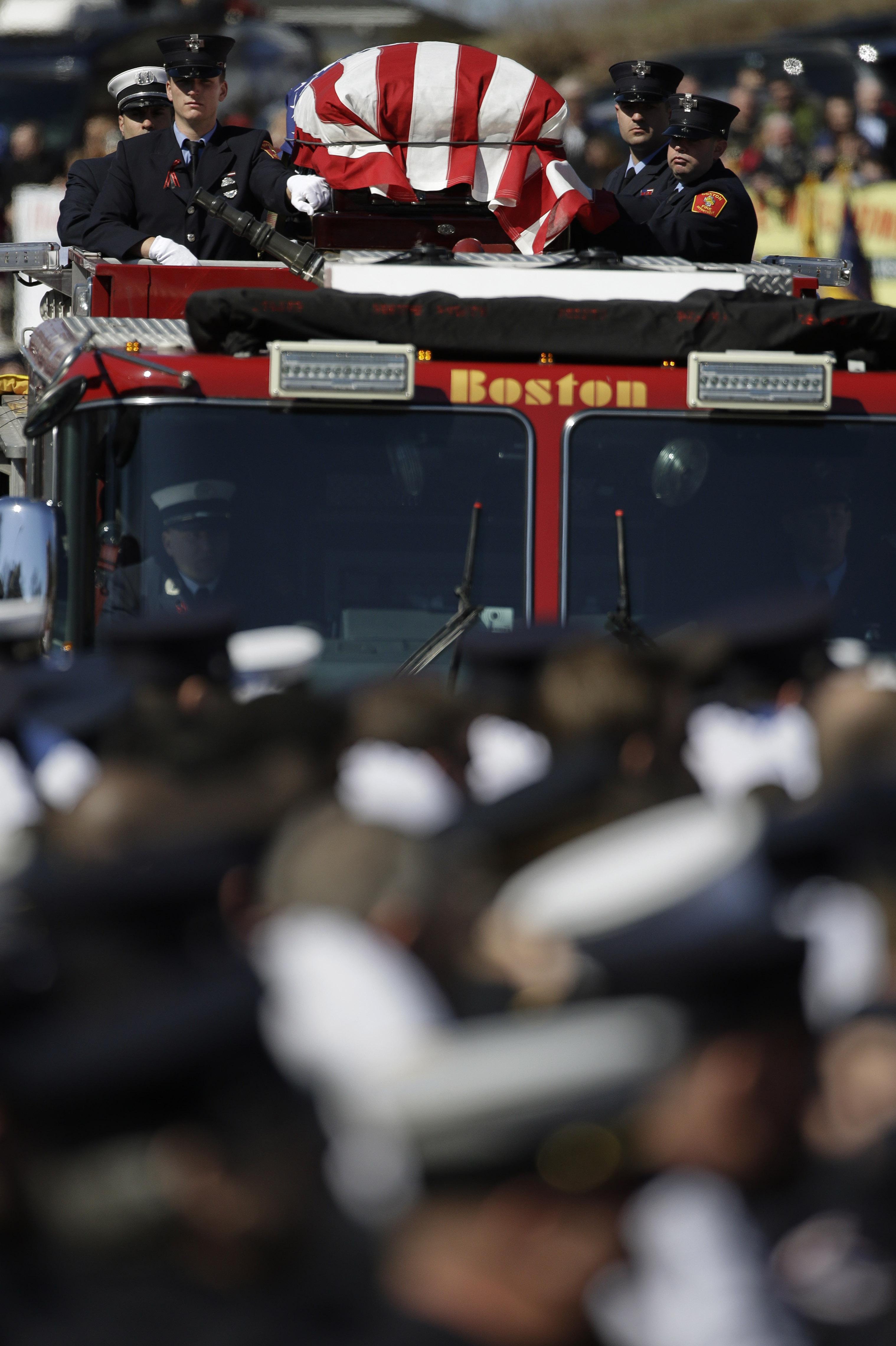 Funeral held for 2nd fallen Boston firefighter