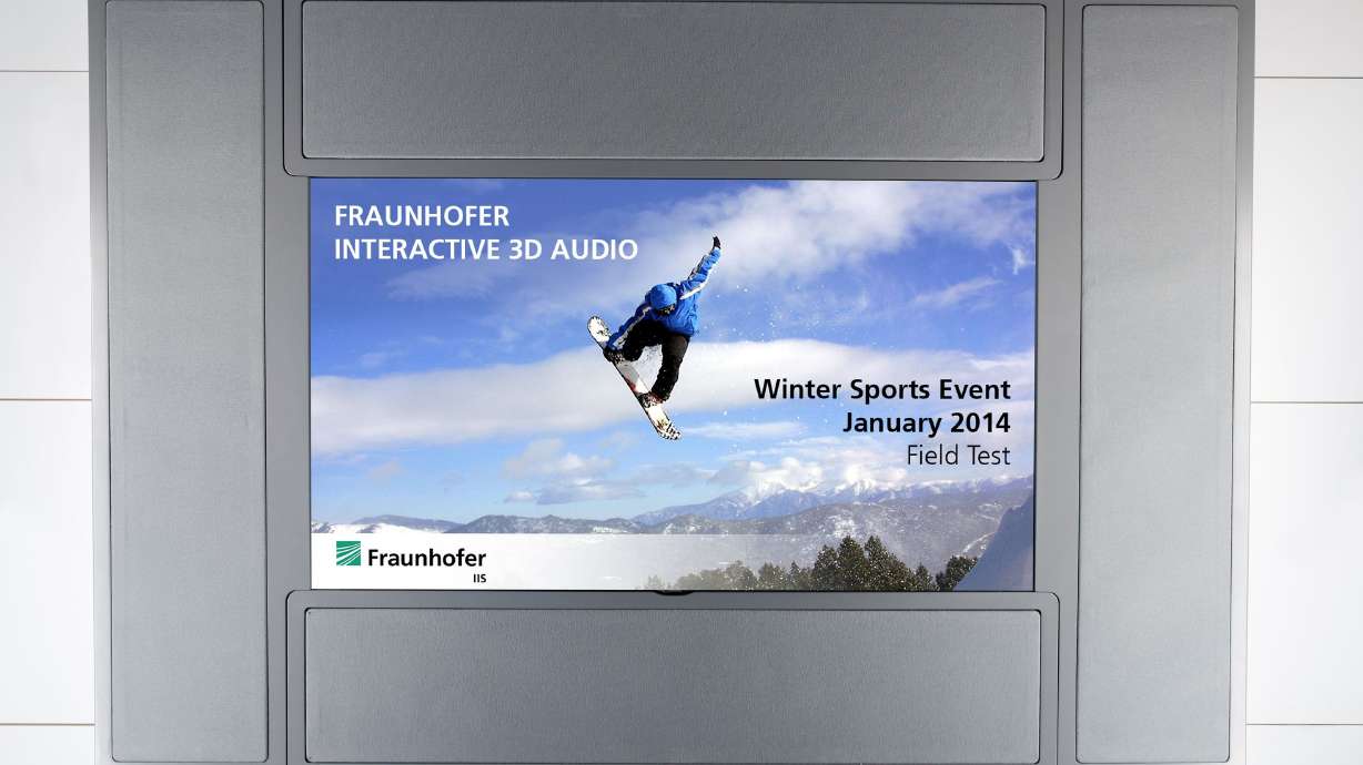 Fraunhofer IIS Features New Interactive Content on its 3D TV Audio System