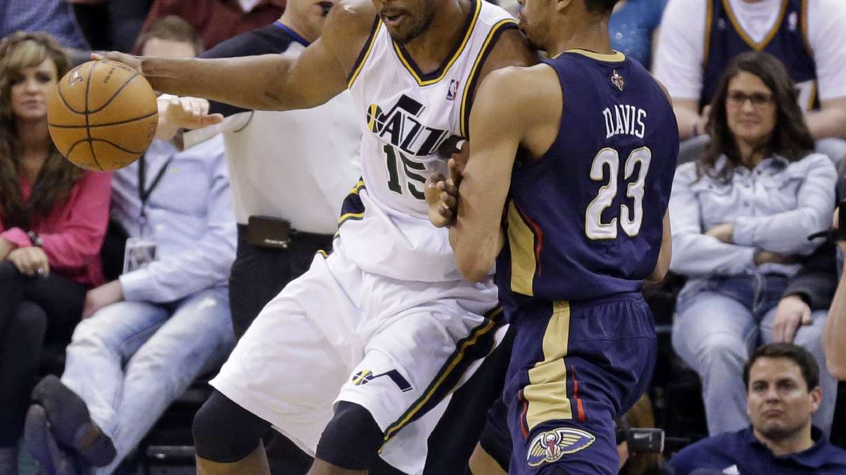 Jazz slip past Pelicans for 100-96 victory