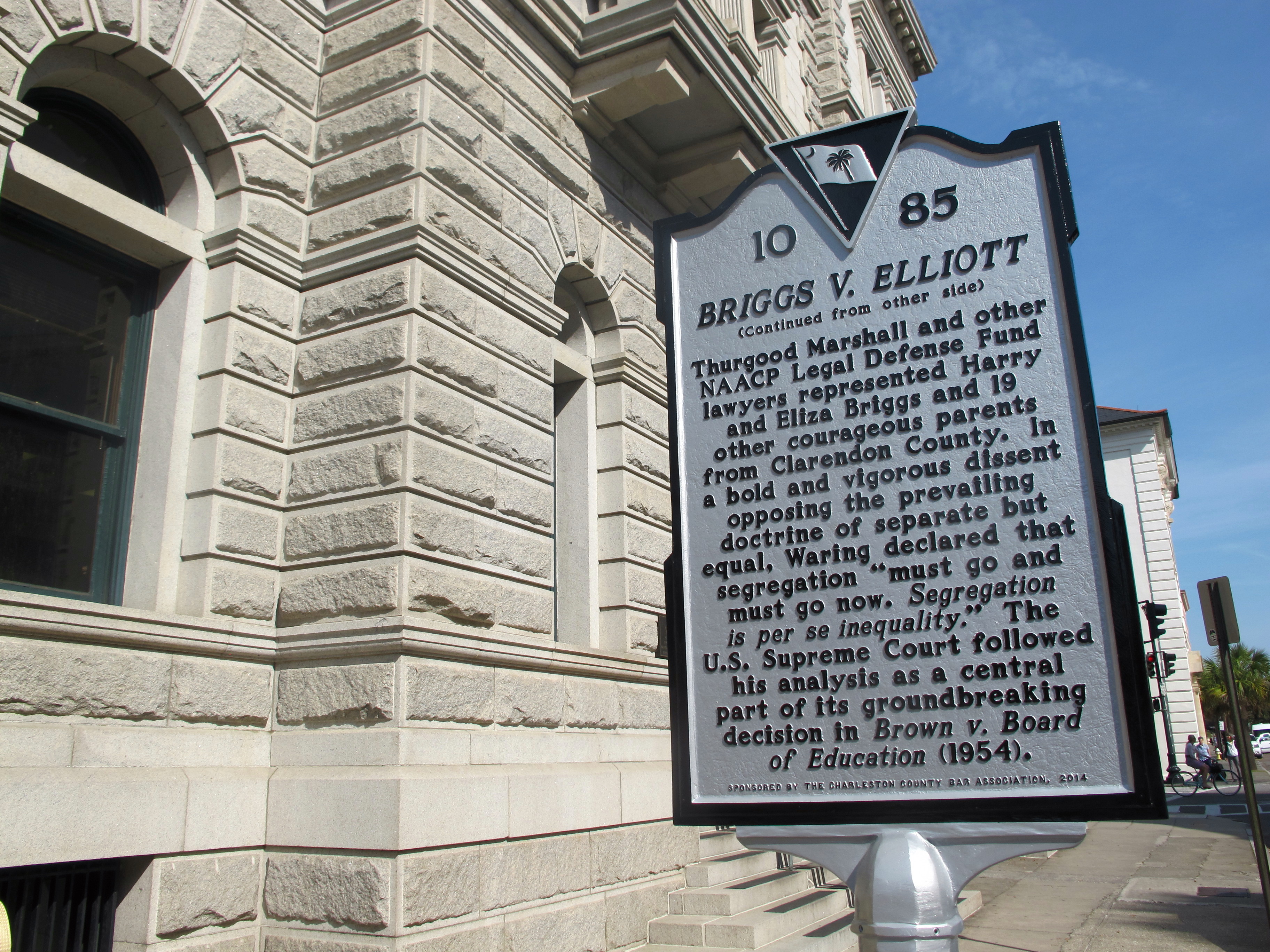 Judge who first wrote separate is not equal lauded