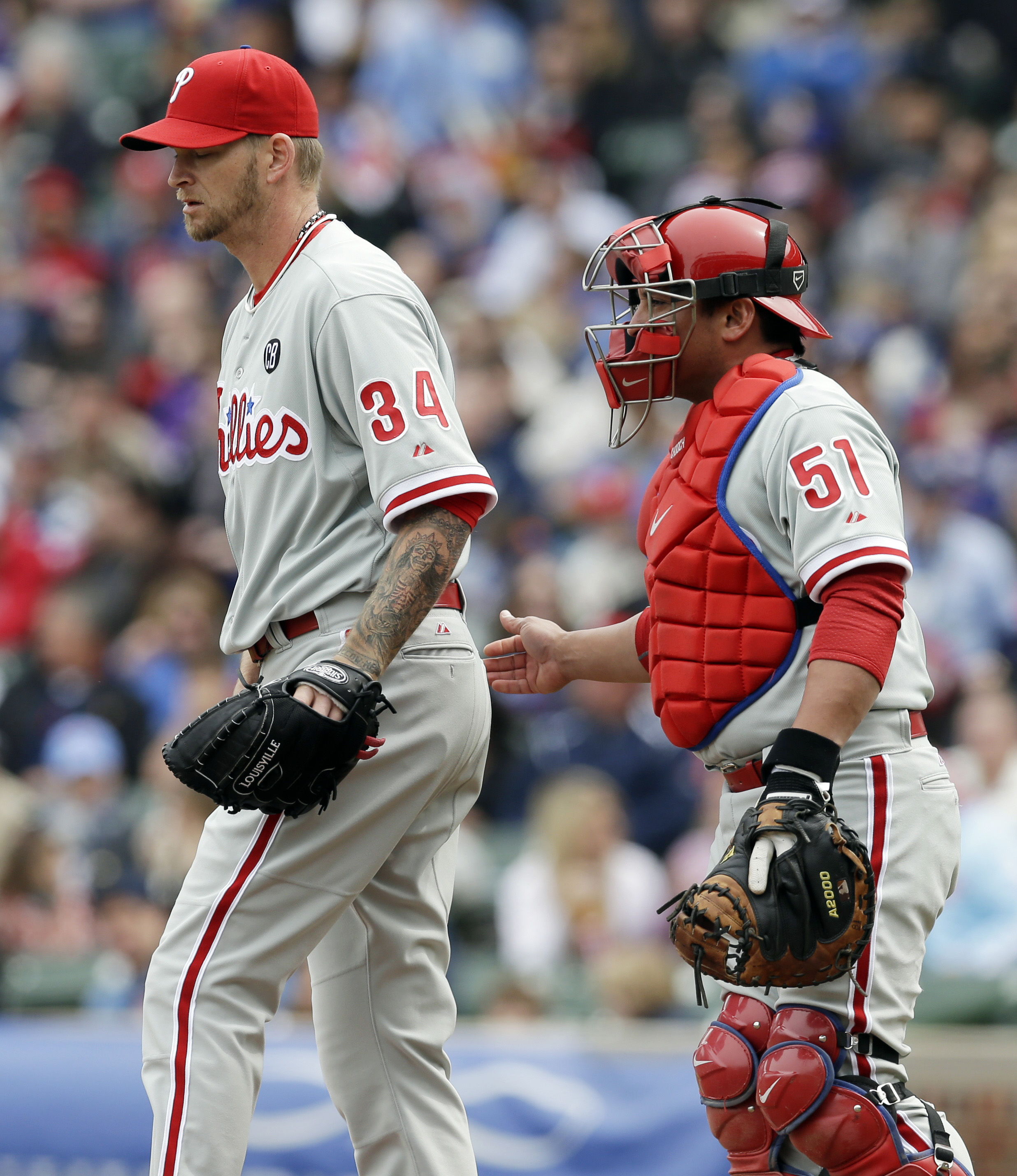 Phils hitters leave Burnett hanging again in 3-0 loss to Cubs