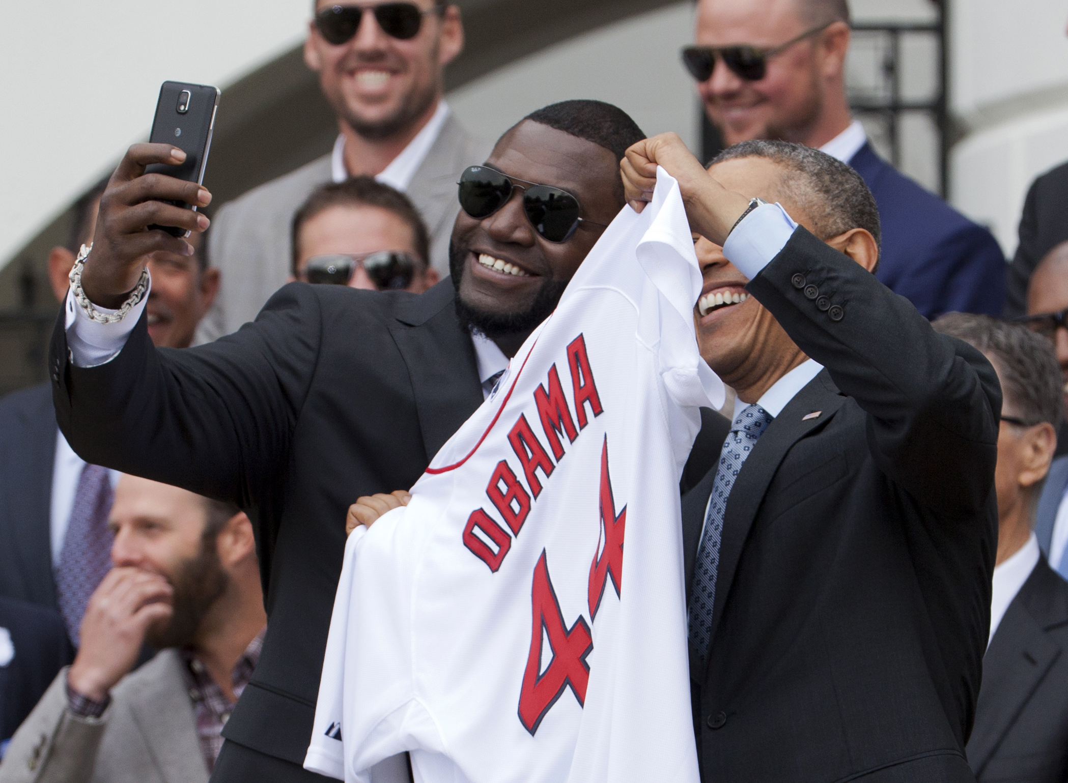 Olympians say selfies were stopped at White House