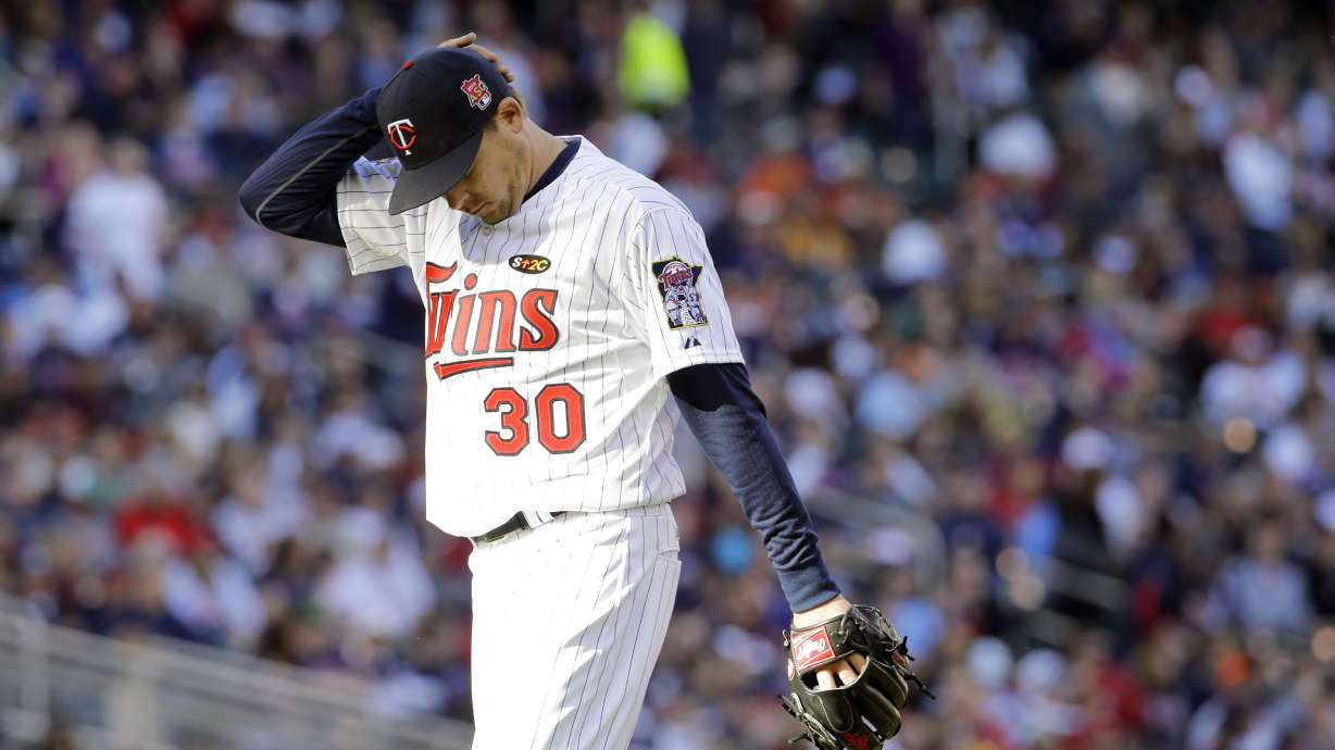 Correia falters in Twins' home opener against A's