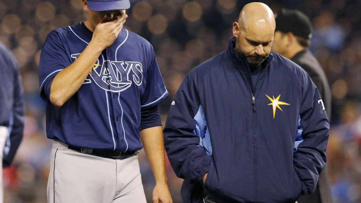 Rays place LHP Moore on DL; will see Dr. Andrews