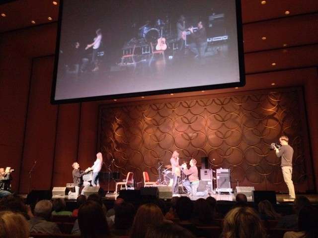 "Esther didn't know what was going on. She was
just shocked, but she was happy.
We were just walking around on cloud nine. All
our friends and family were there. I even
convinced Mitt to stay and watch." -Jeffrey
Linford