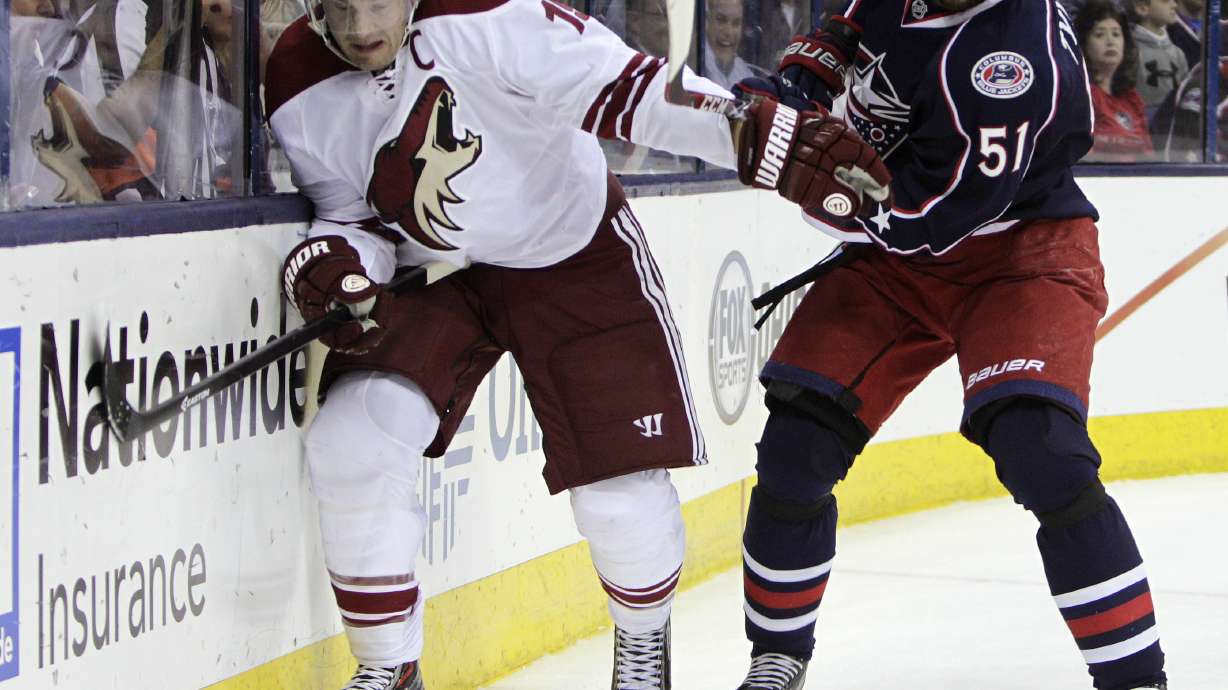 Johansen's OT goal lifts Jackets past Coyotes