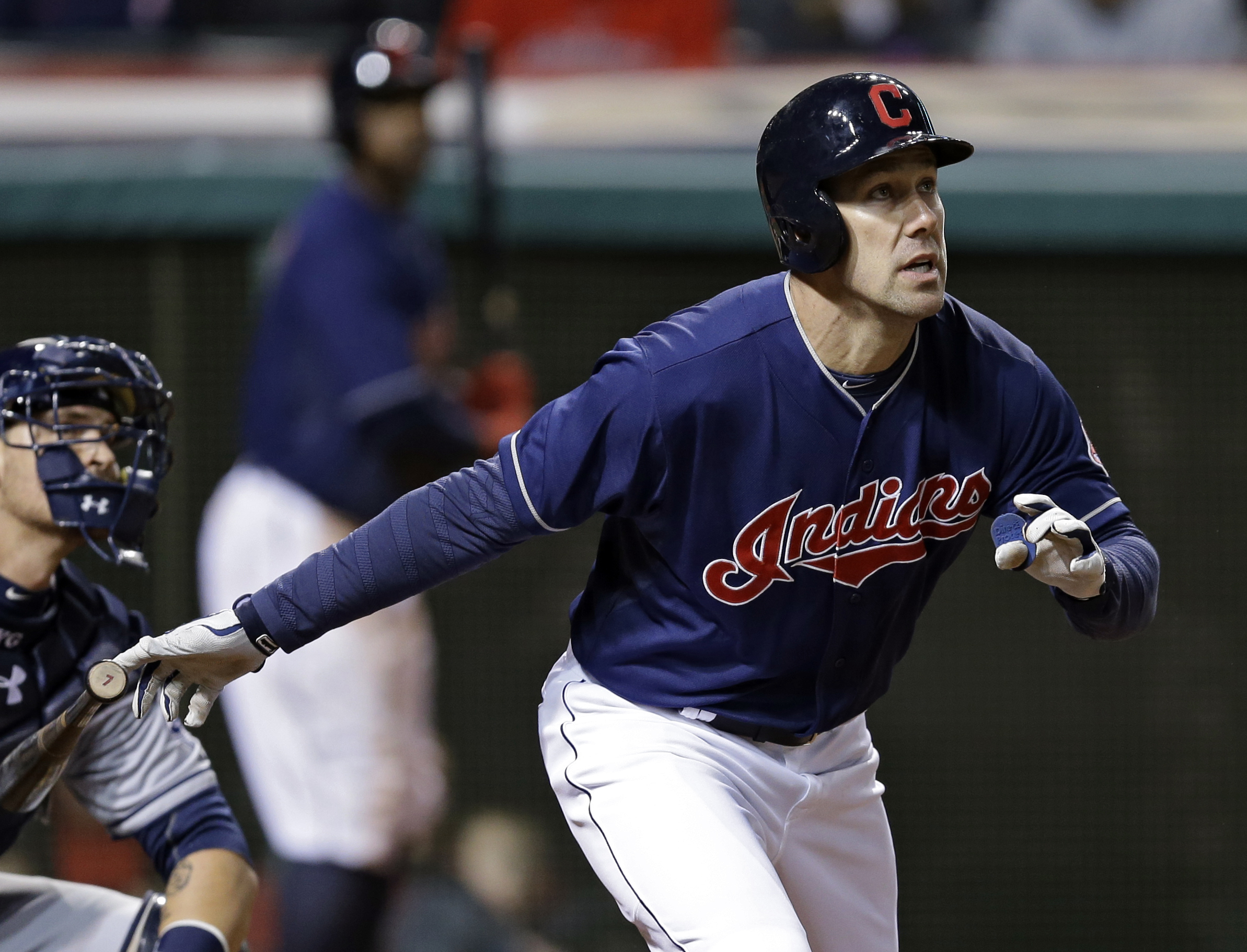 Murphy drives in 4, Indians beat Padres 8-6