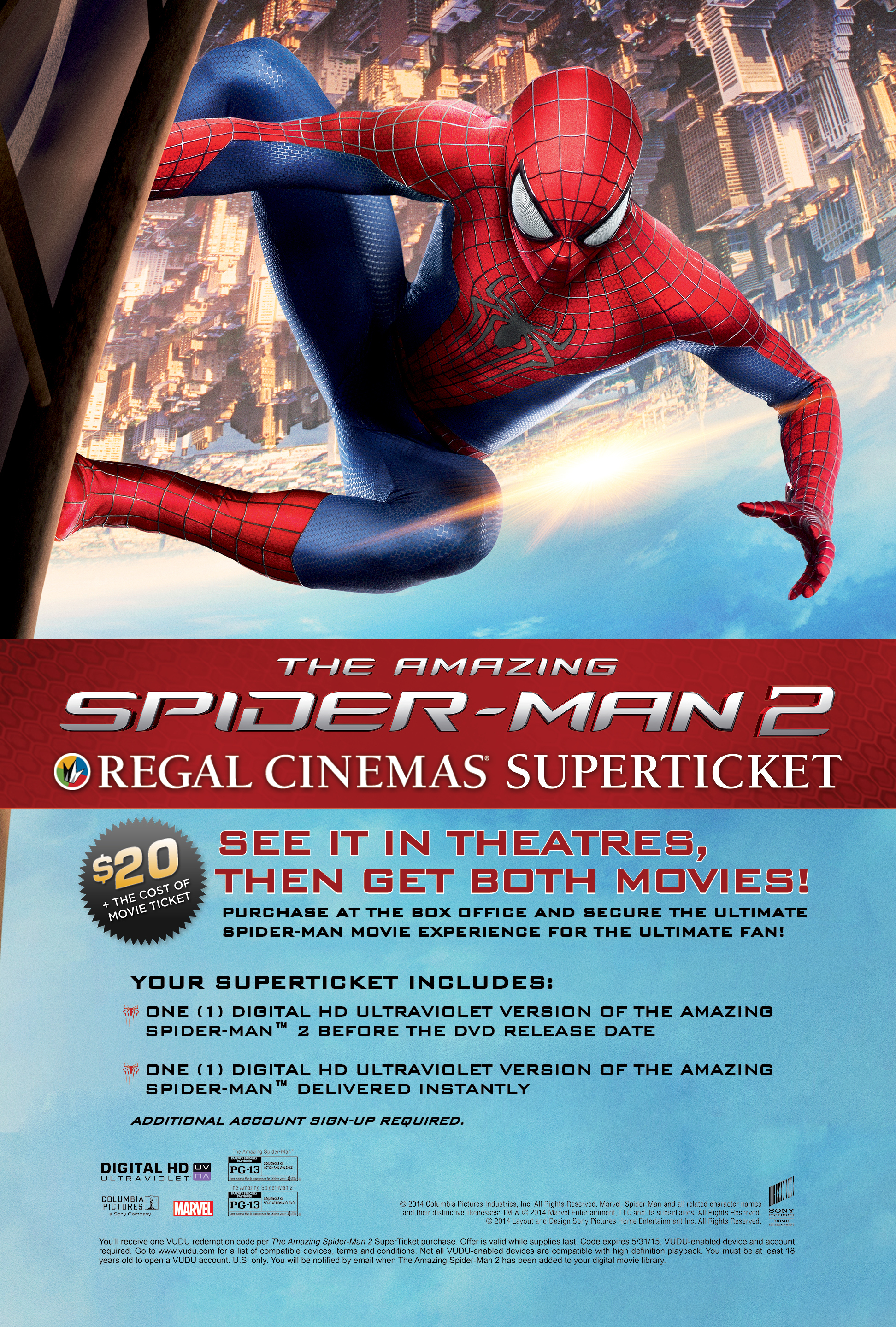 Regal Super Ticket Swings Back Into Theatres for “The Amazing Spider-Man 2”