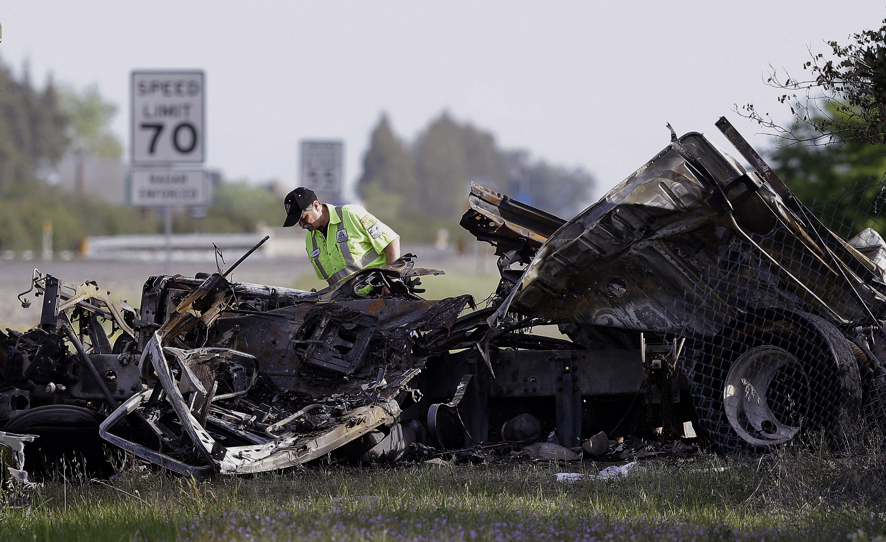 Recently engaged LA couple among bus crash dead