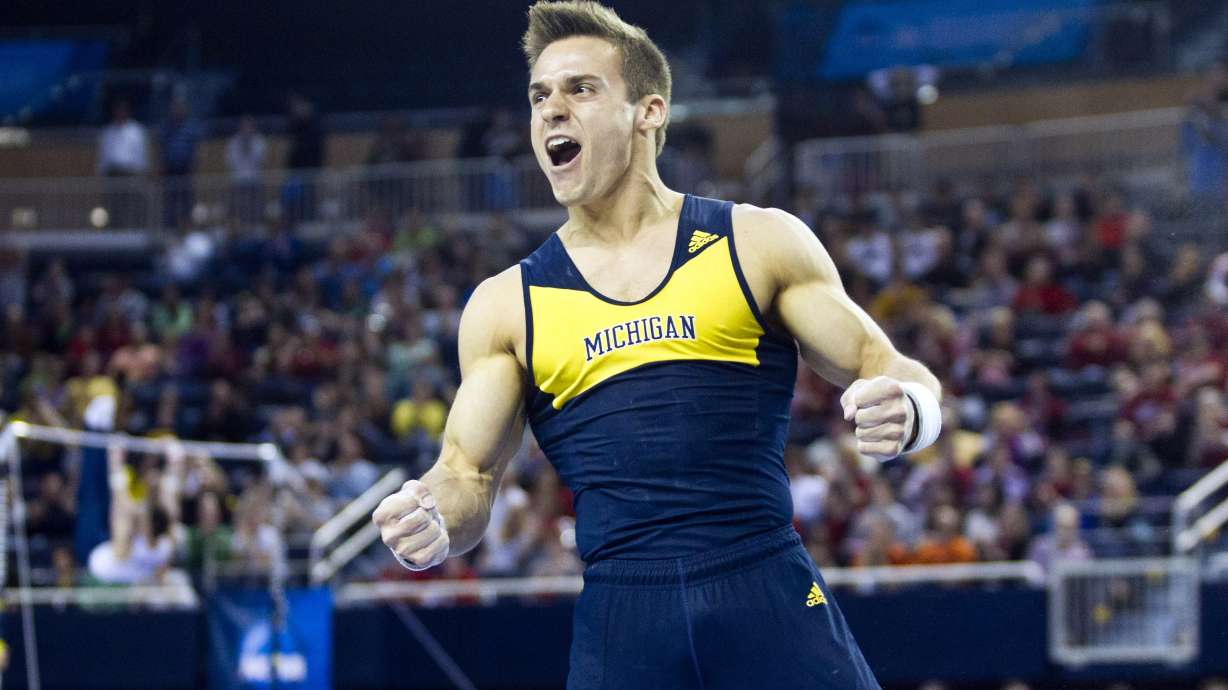 Mikulak, Michigan win in gymnastics