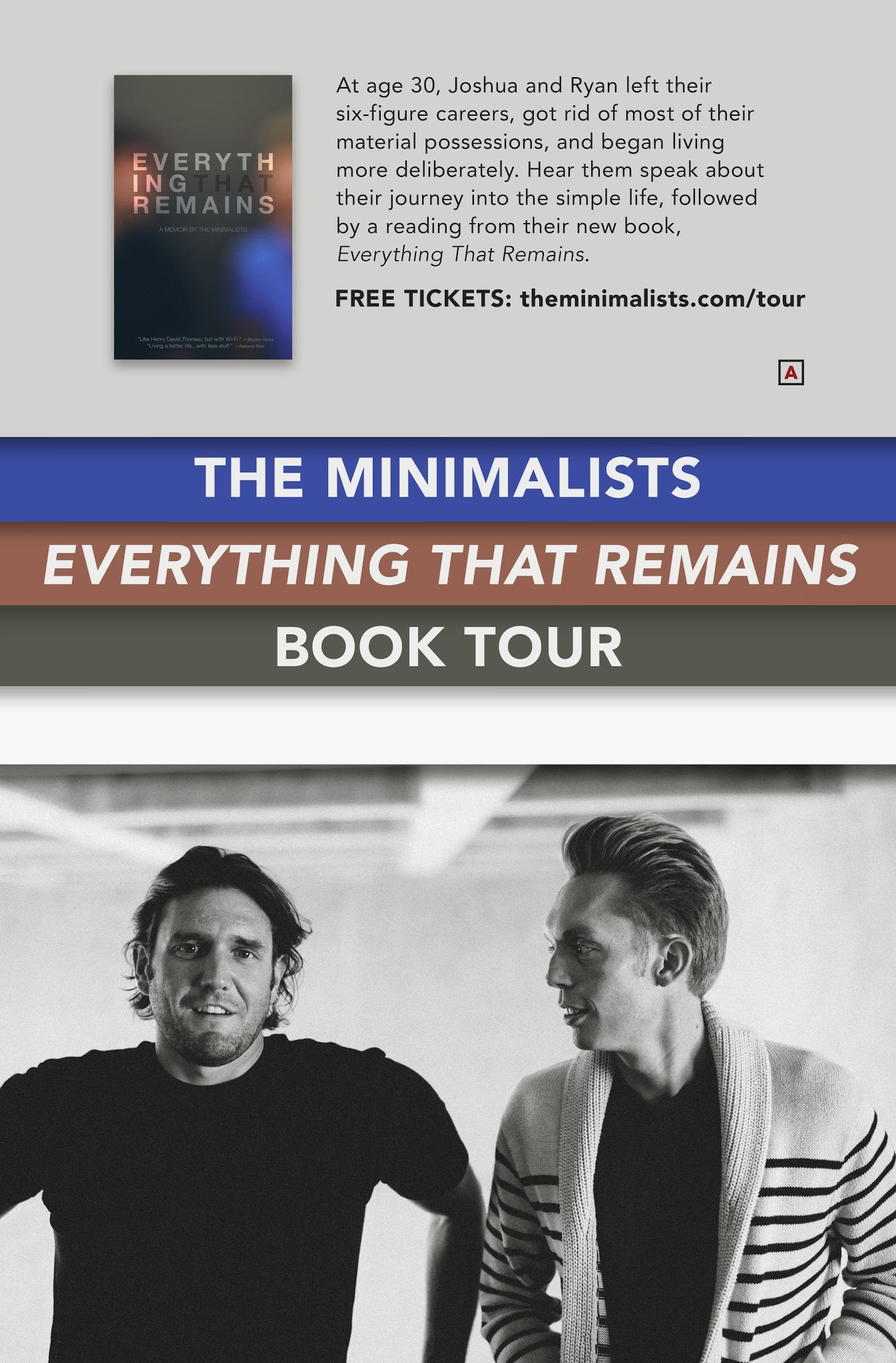 Minimalists teach about living a joy-filled life