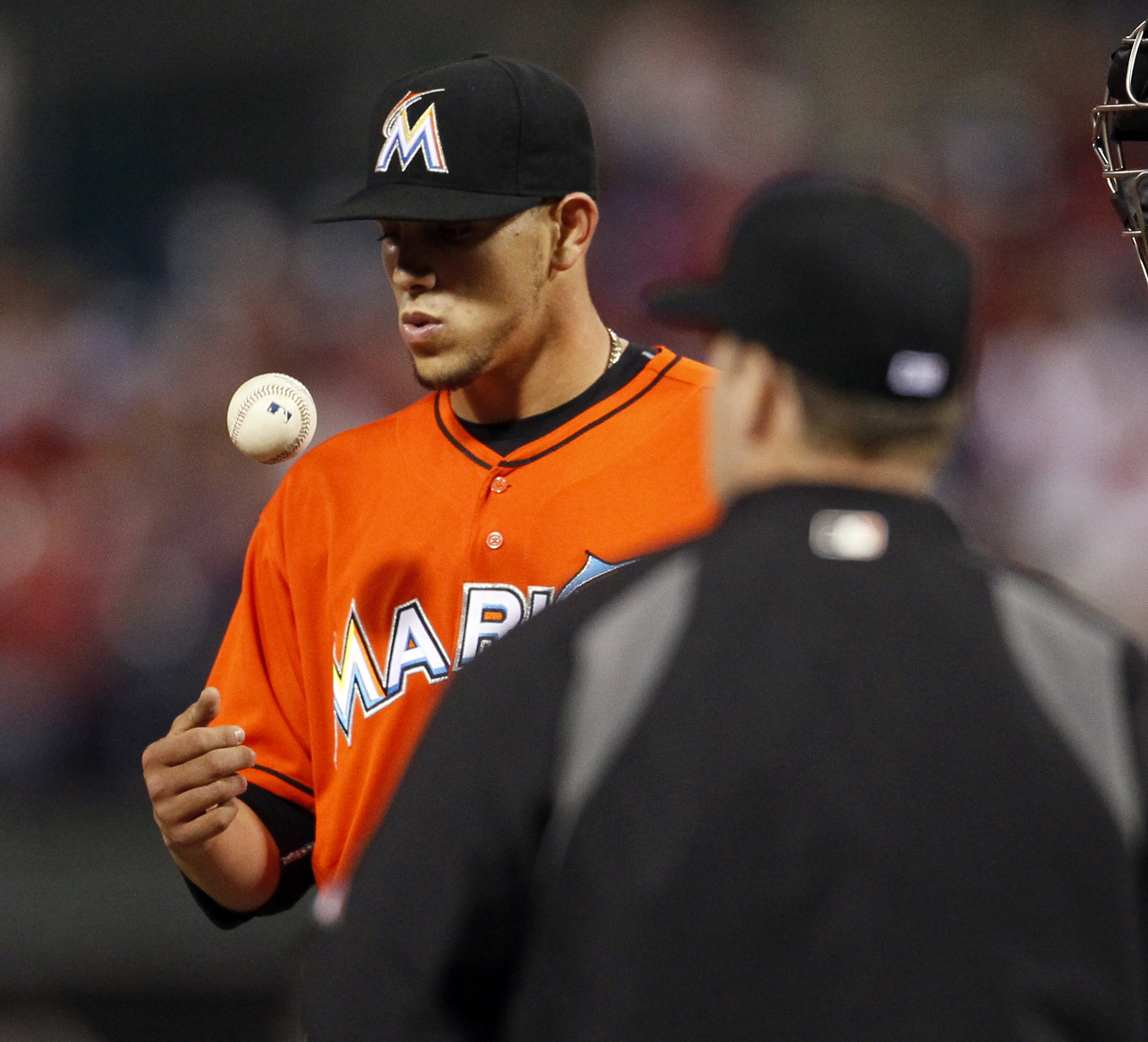Fernandez hit hard, Marlins lose to Phillies 6-3