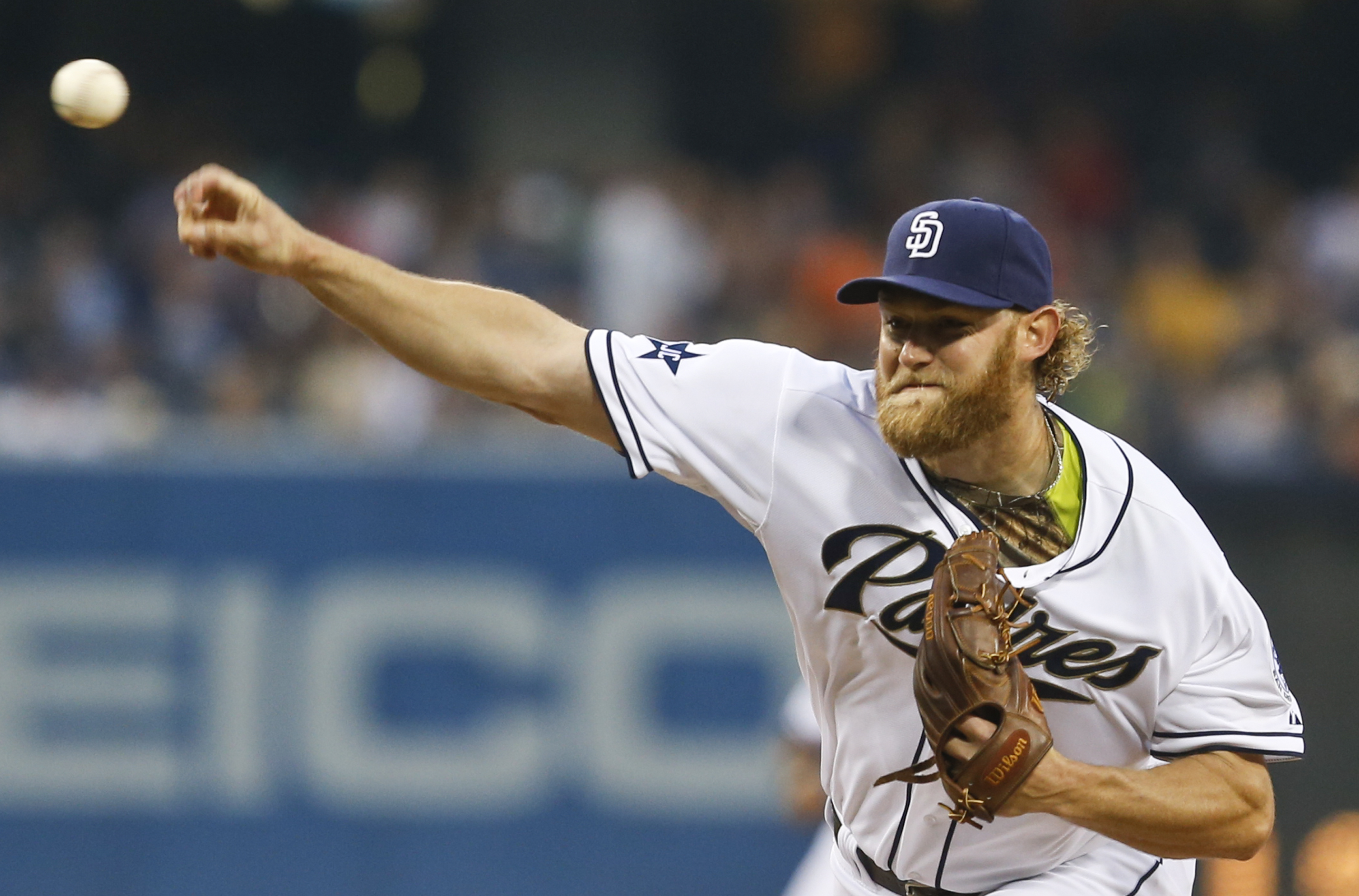 Cashner one-hits Tigers in 6-0 Padres win