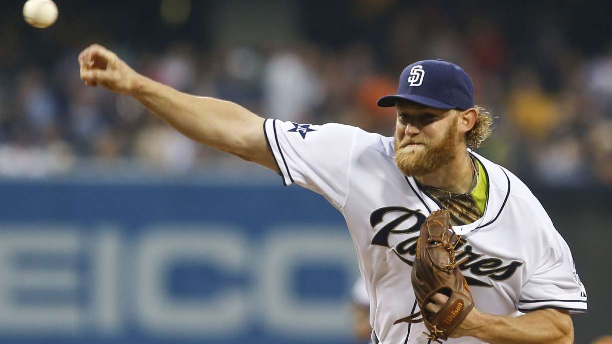 Cashner one-hits Tigers in 6-0 Padres win