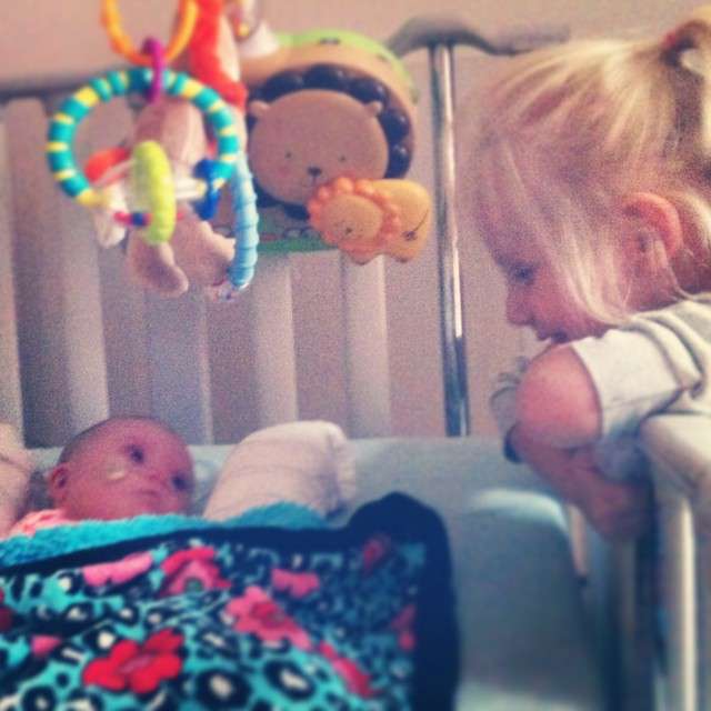 The two Miles sisters in Boston.