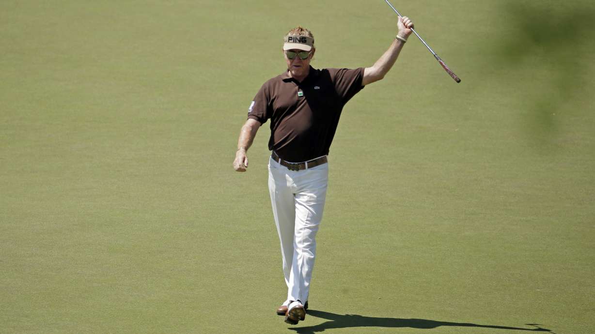 No cigar but low round for Jimenez in Masters