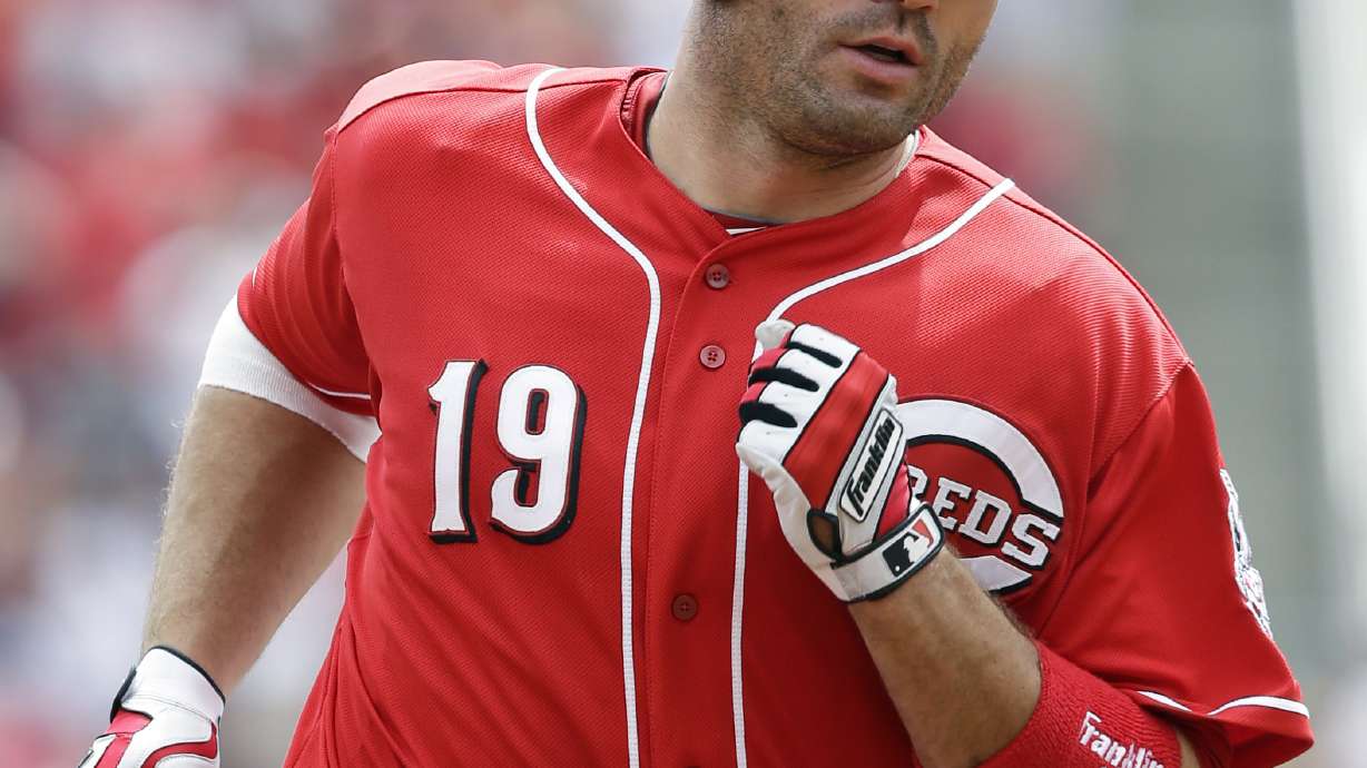 Heisey hits slam, Mesoraco 4 RBIs as Reds top Rays