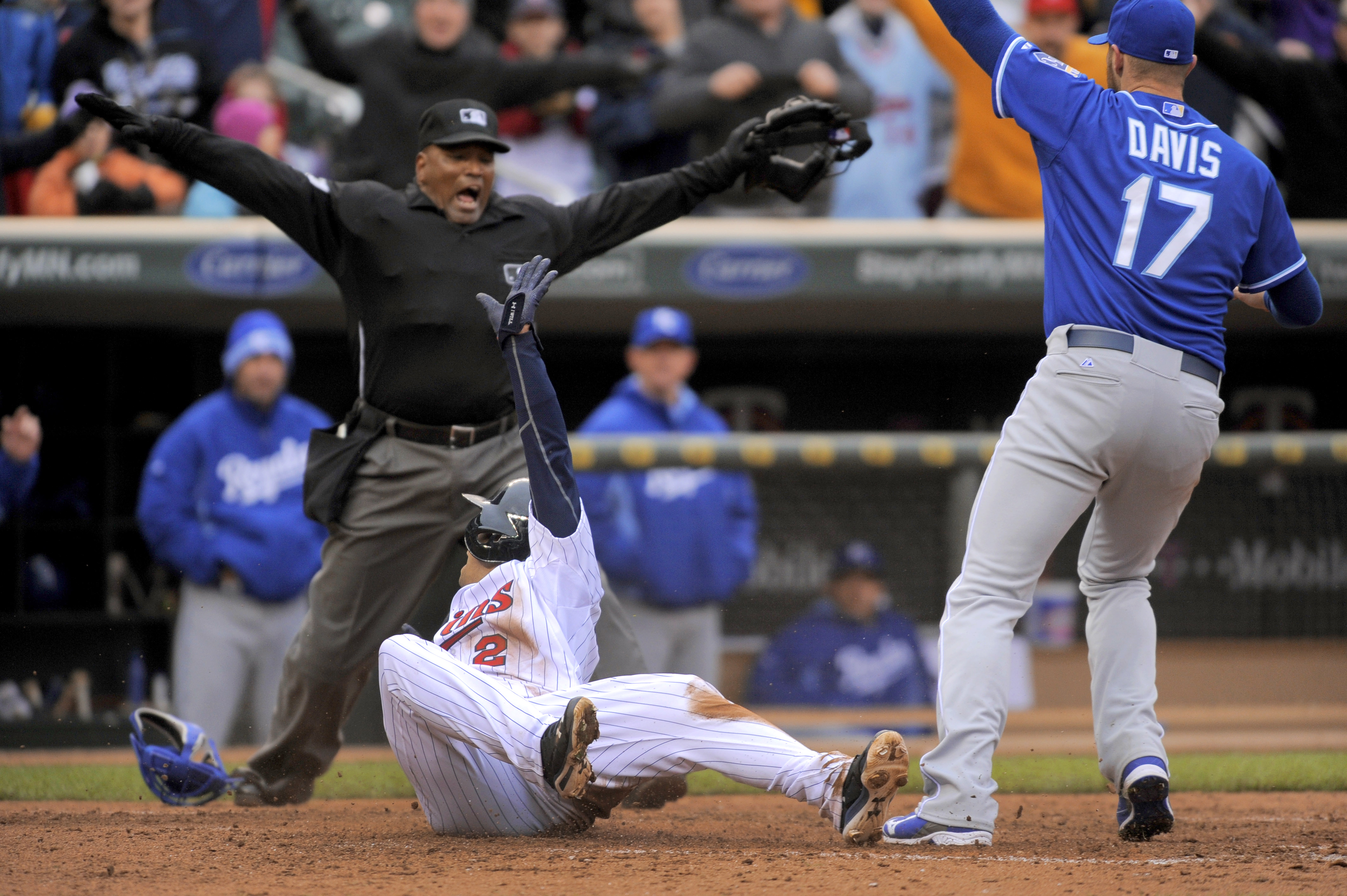 Royals swept by Twins after 4-3 loss
