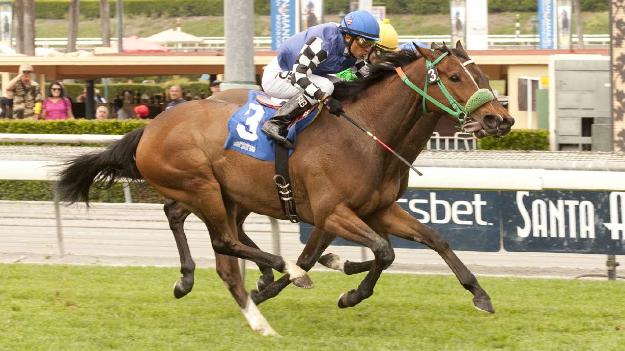 Stormy Lucy wins Santa Barbara Handicap