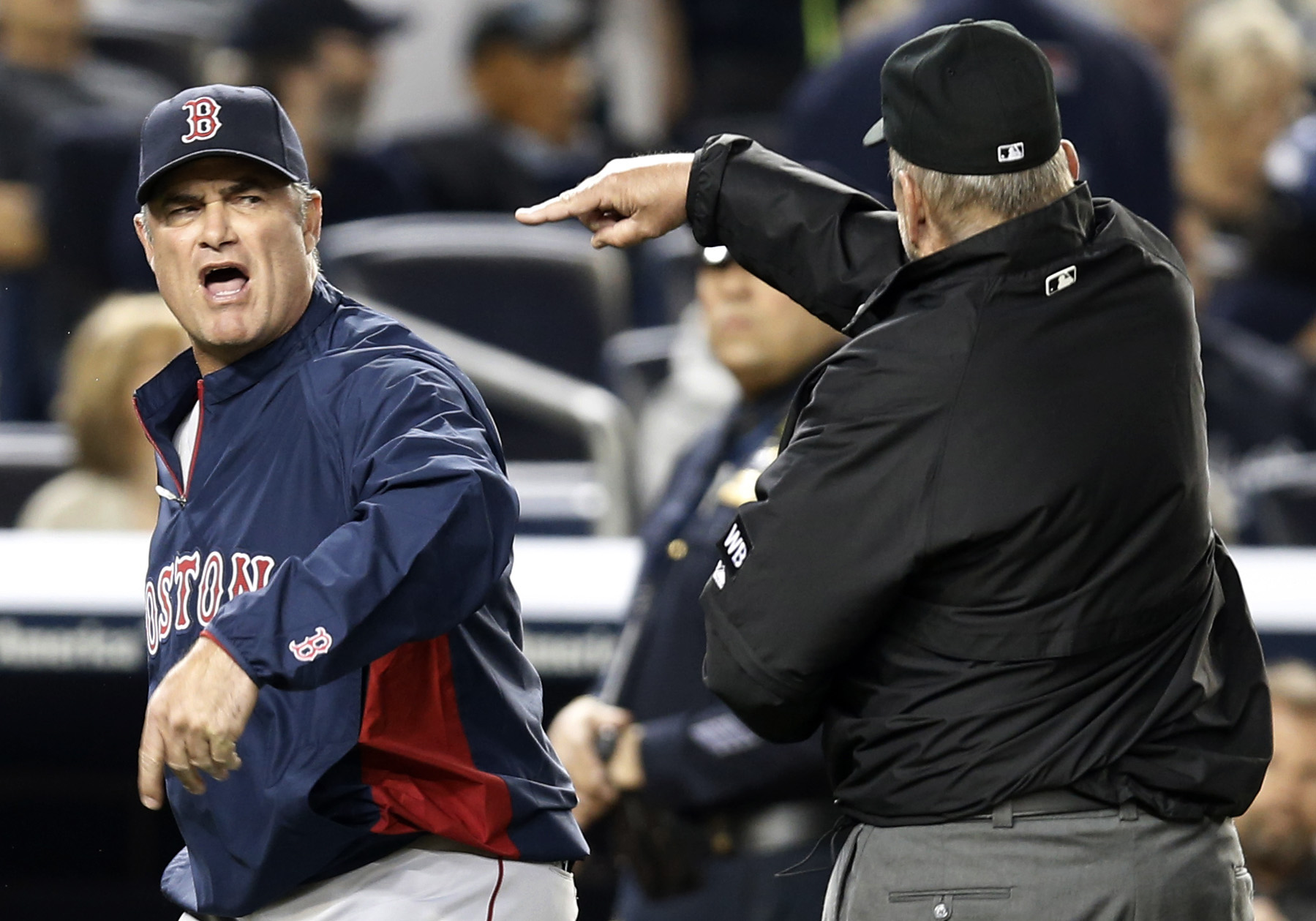 Red Sox manager ejected after replay dispute