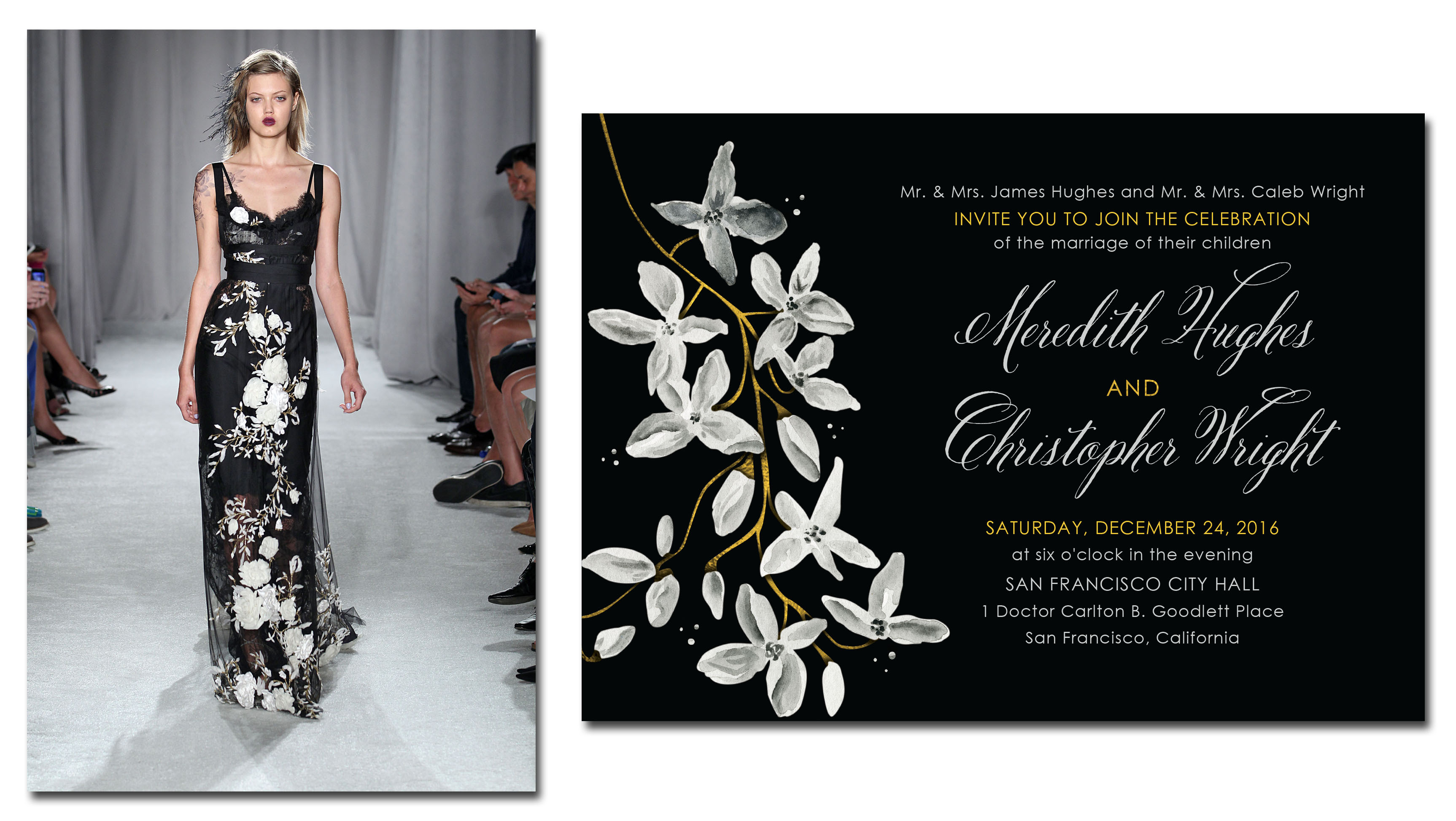 Wedding Paper Divas and Marchesa Introduce Stunning New Bridal Stationery Line