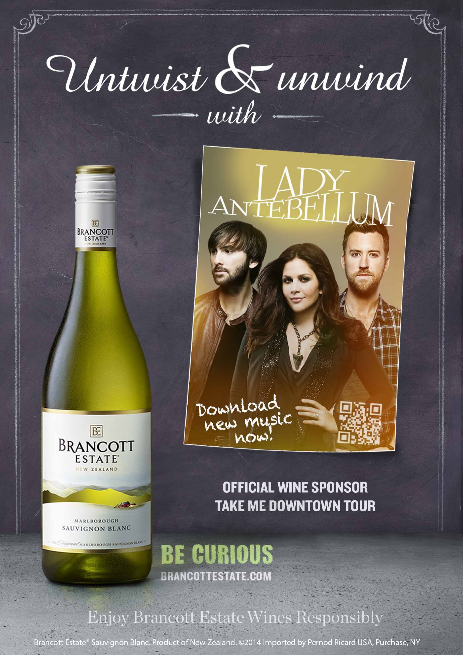 Brancott Estate™ Partners with Seven Time Grammy Award Winner Lady Antebellum