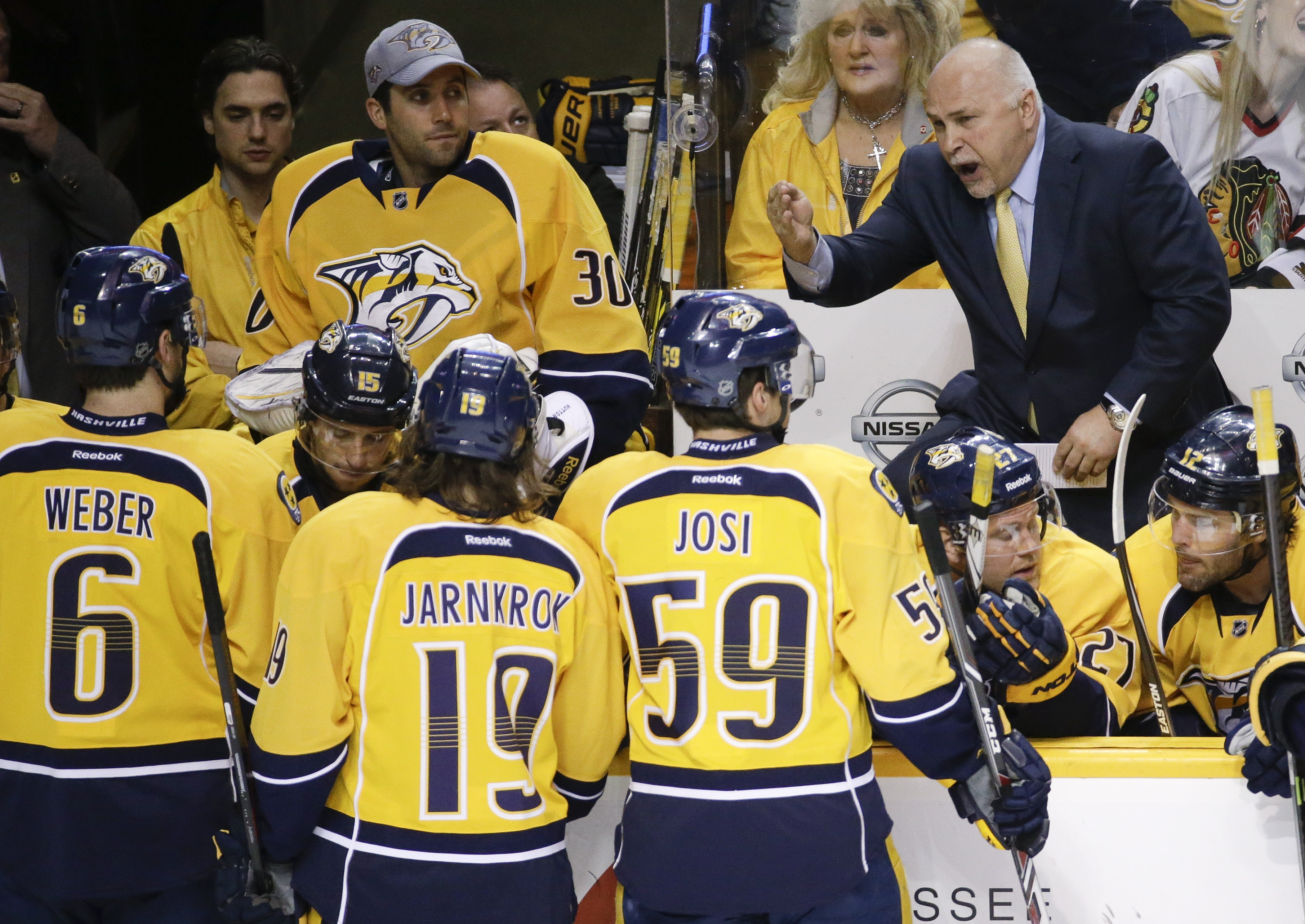 GM says coach change 'wake-up call' for Predators