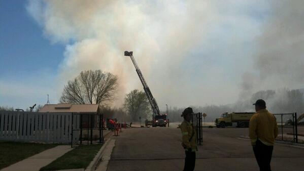 Firefighters battle large brush fire in Lehi