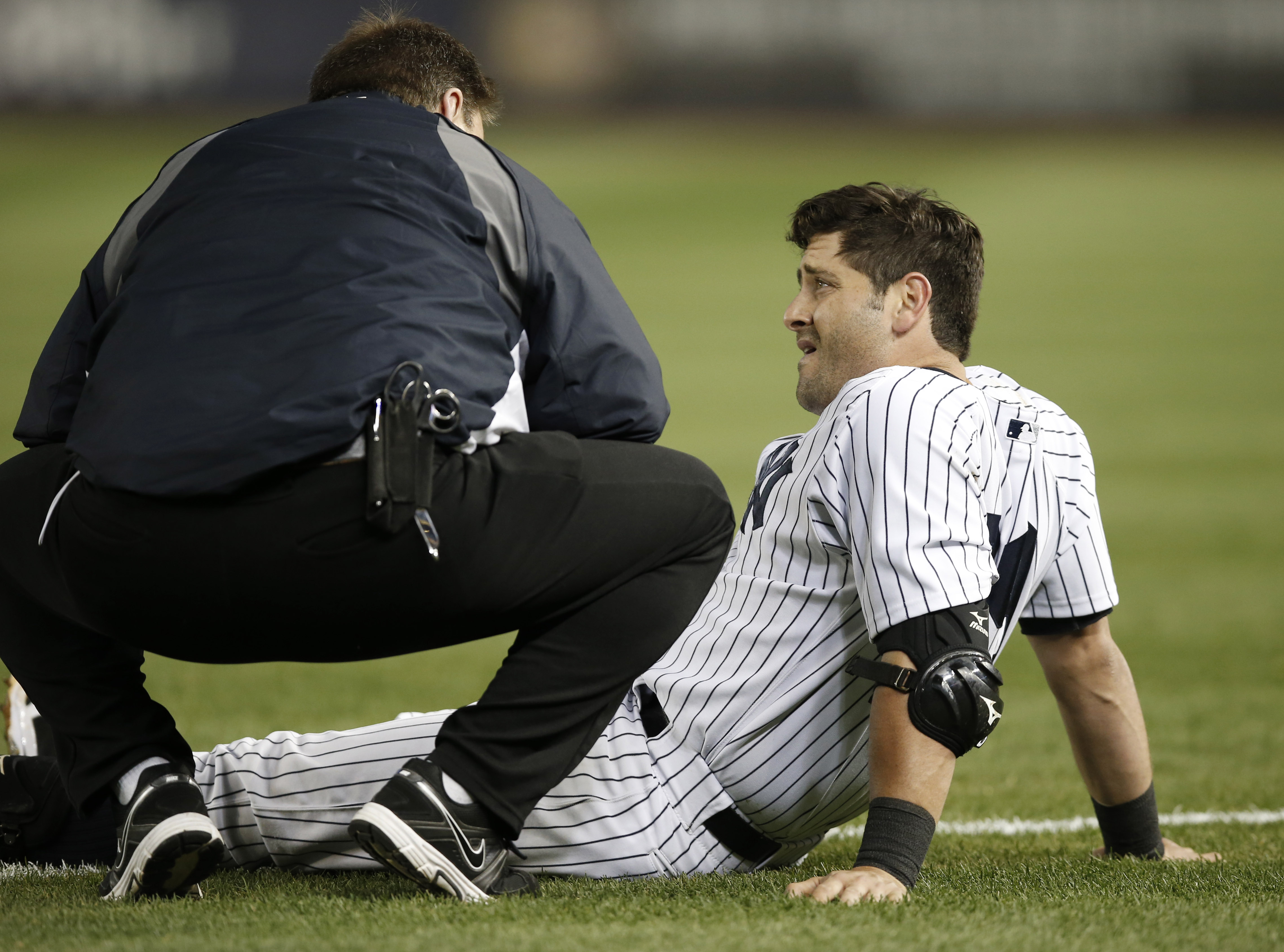 Yanks say McCann X-rays negative; Cervelli to DL