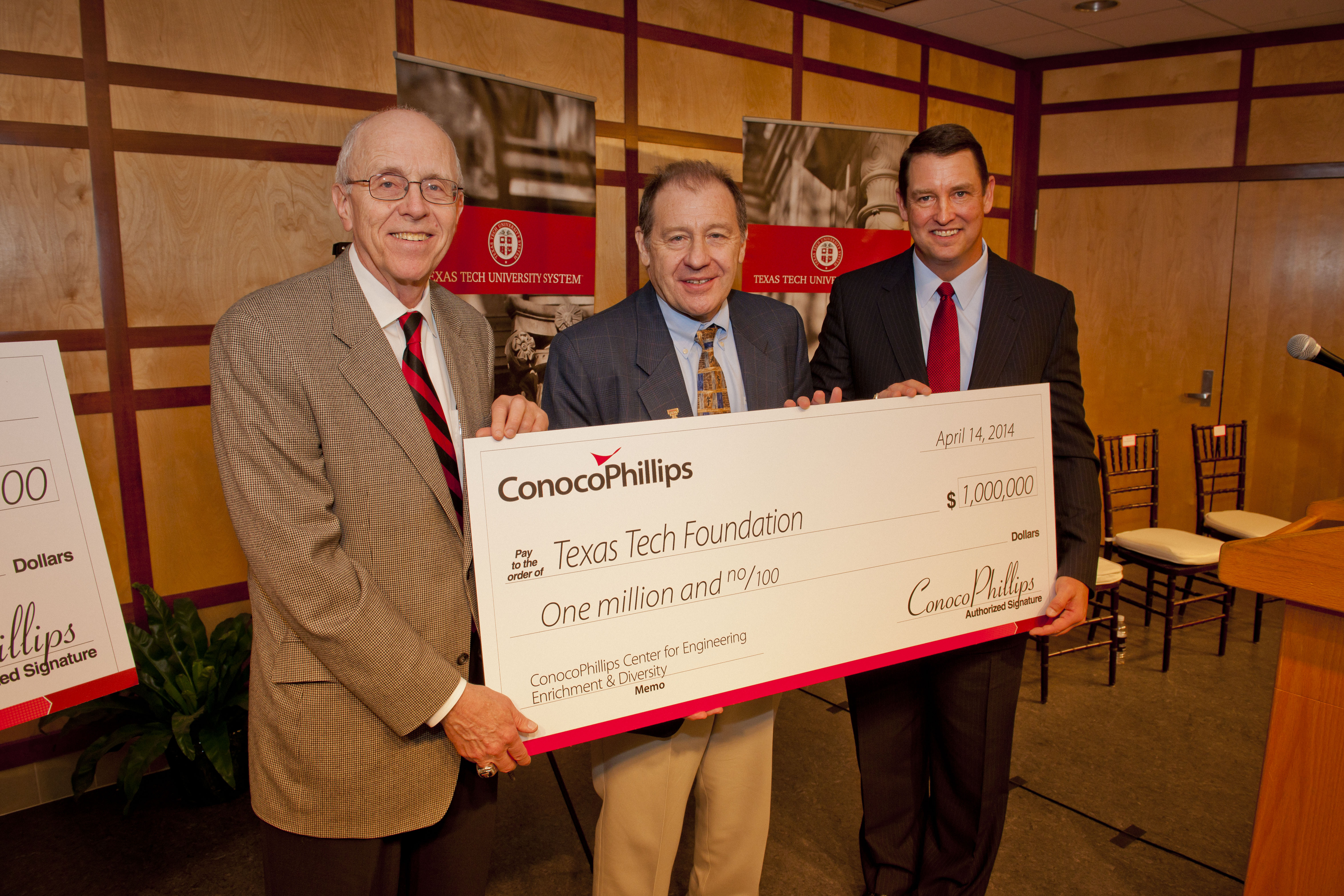 ConocoPhillips Donates $1 Million to Texas Tech