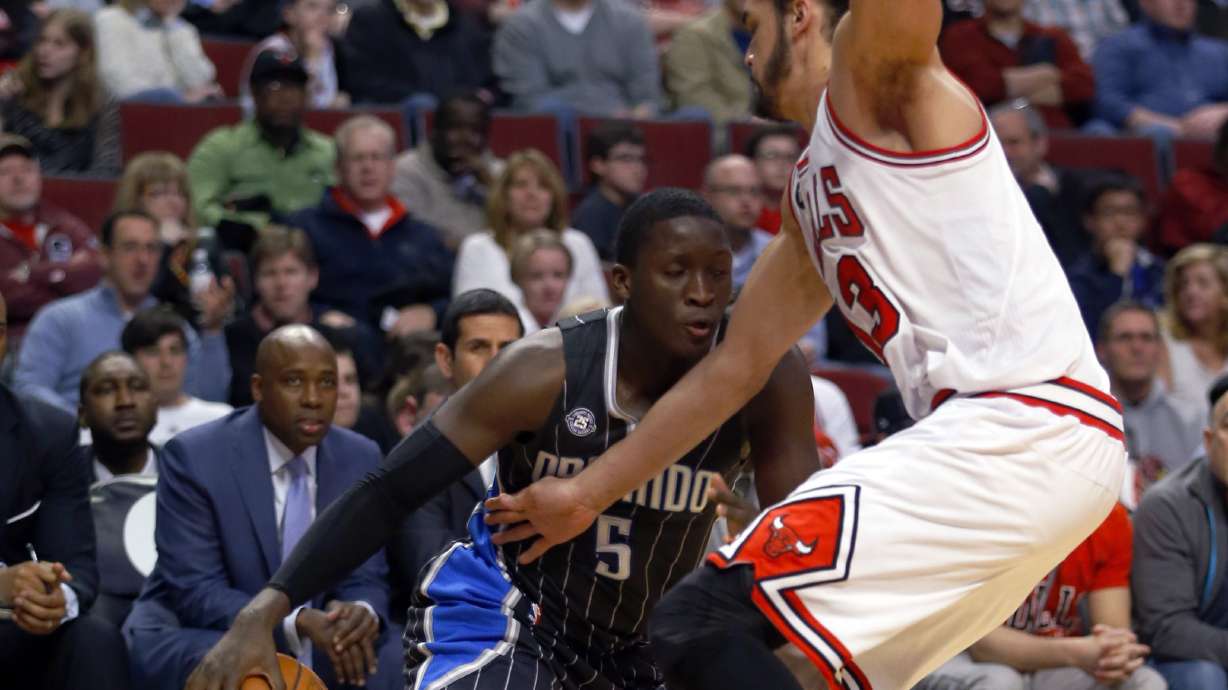 Noah leads Bulls to 108-95 win over Magic