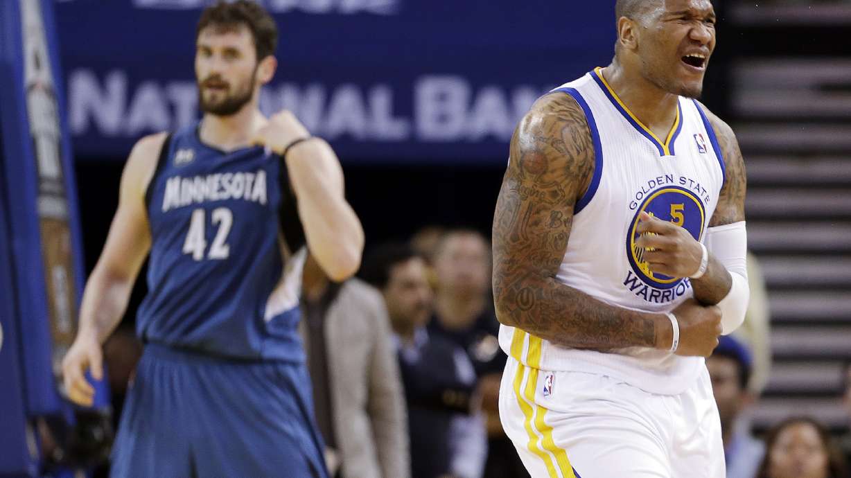 Warriors beat Wolves 130-120, secure 6th seed