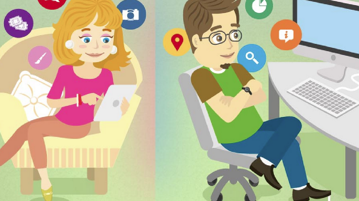 More men using smartphones for online dating, study says